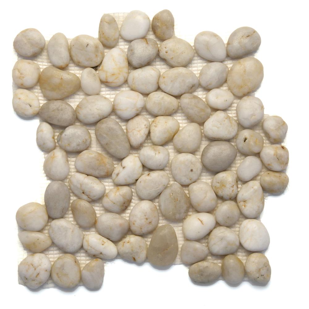 Solistone Anatolia Pebbles 10 Pack White Onyx 12 In X 12 In Polished