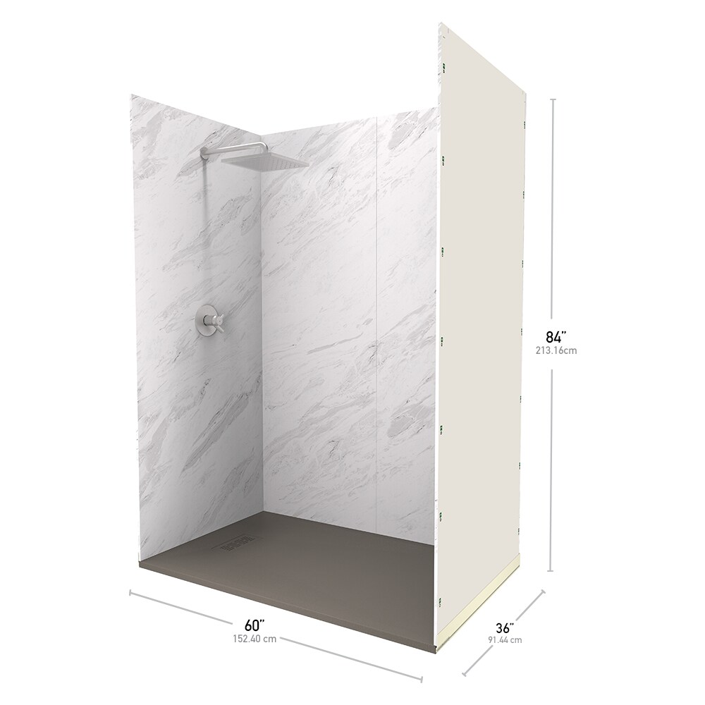 UpHome K1BP1S3660QGARAR Alcove-Shower-Kit - View #2