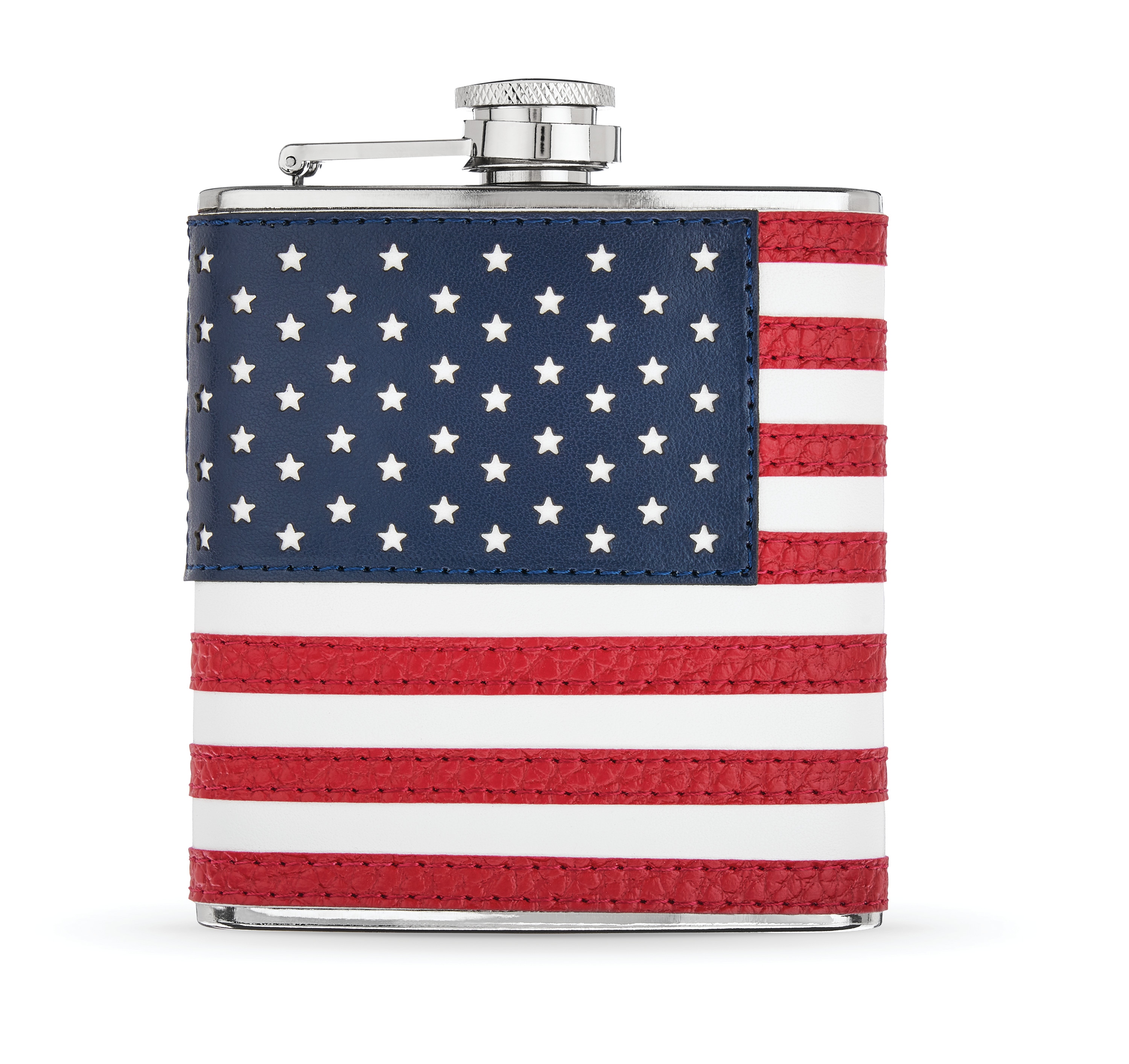 TRUE flask 6 oz American Flag Flask with Funnel