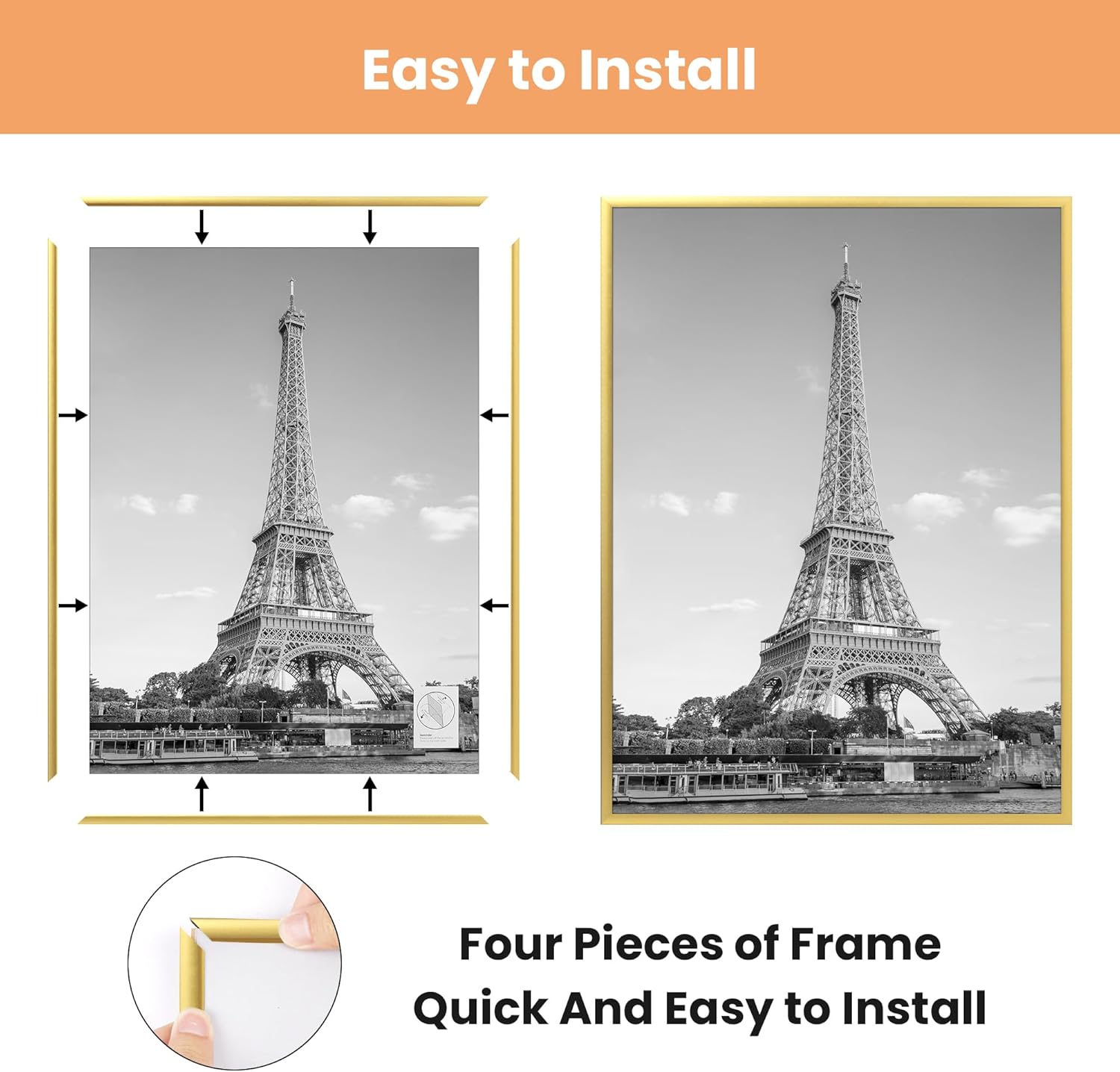 Upsimples B0DBVTBB1Y Picture-Frames - View #3