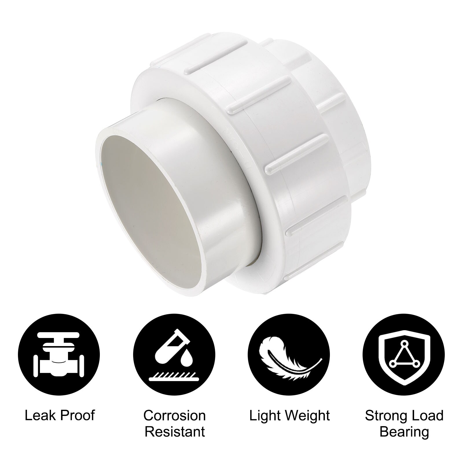 Unique Bargains S25111701UX1049 Pvc-Pressure-Sch-40-Fittings - View #4