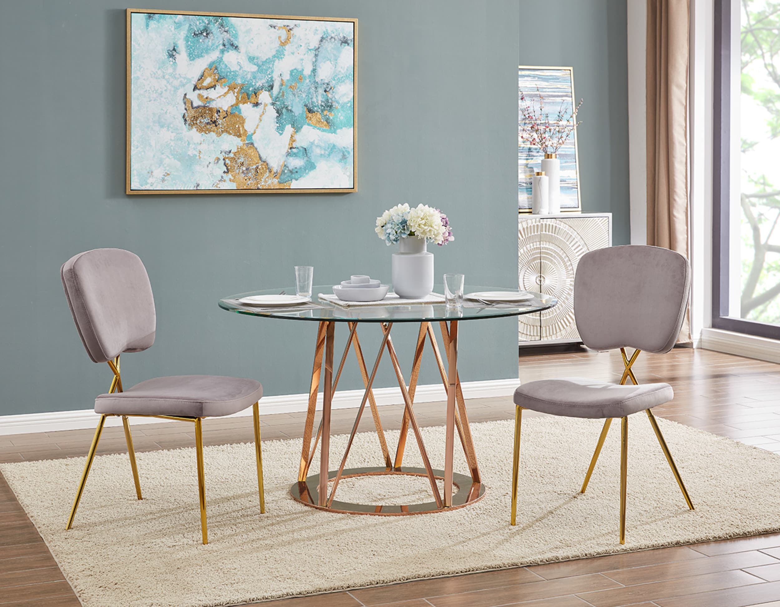 Chic Home Design FDC9588-LW Dining-Chairs - View #2