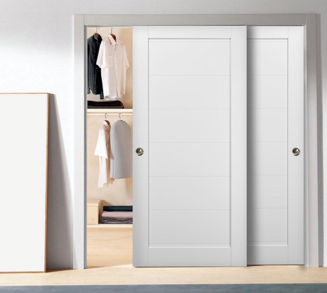 SARTODOORS 4115DBD-WS-60 Bifold-Sliding-Closet-Doors - View #5