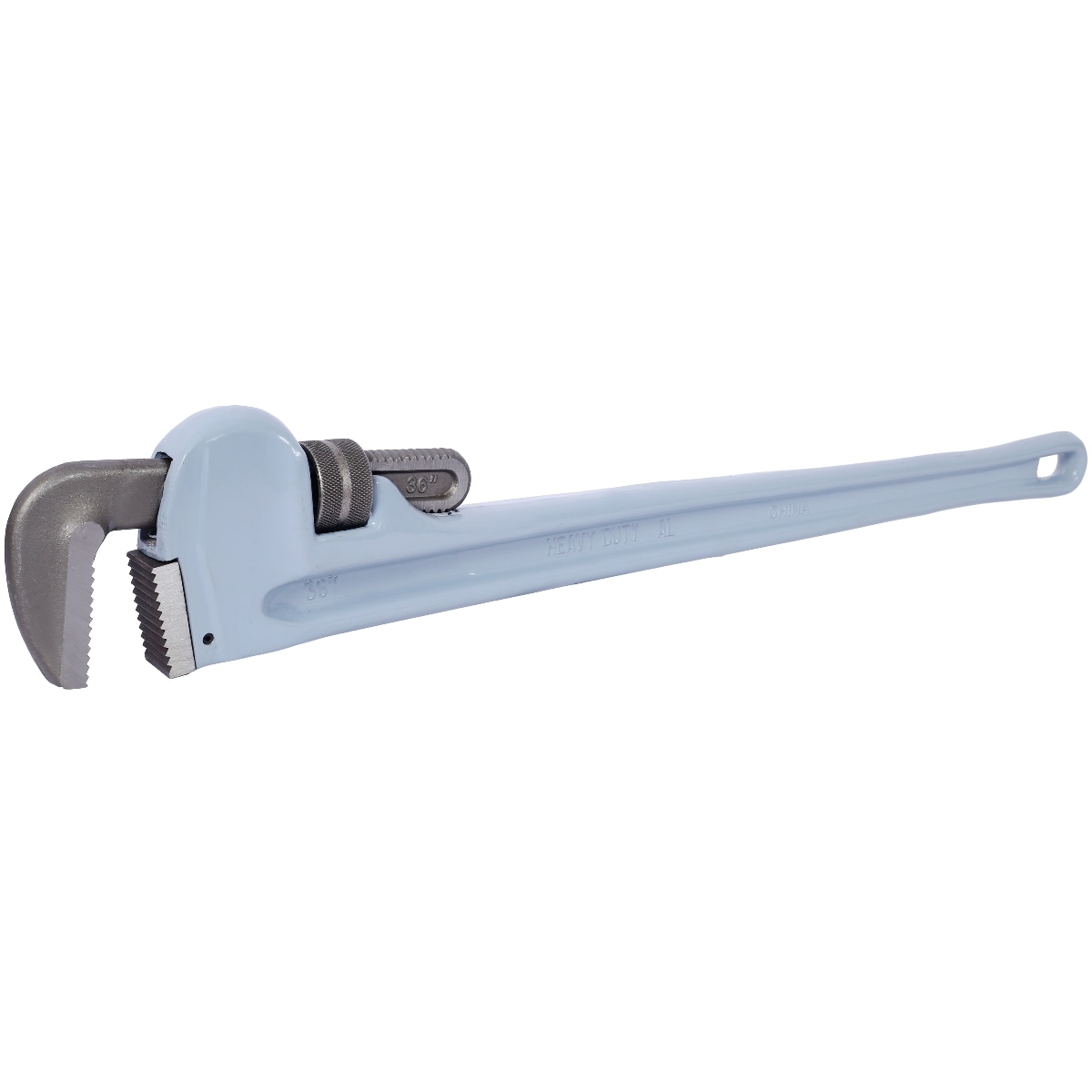 Tooliom 36 Inch Aluminum Pipe Wrench Heavy Duty Straight Plumbers Wrench