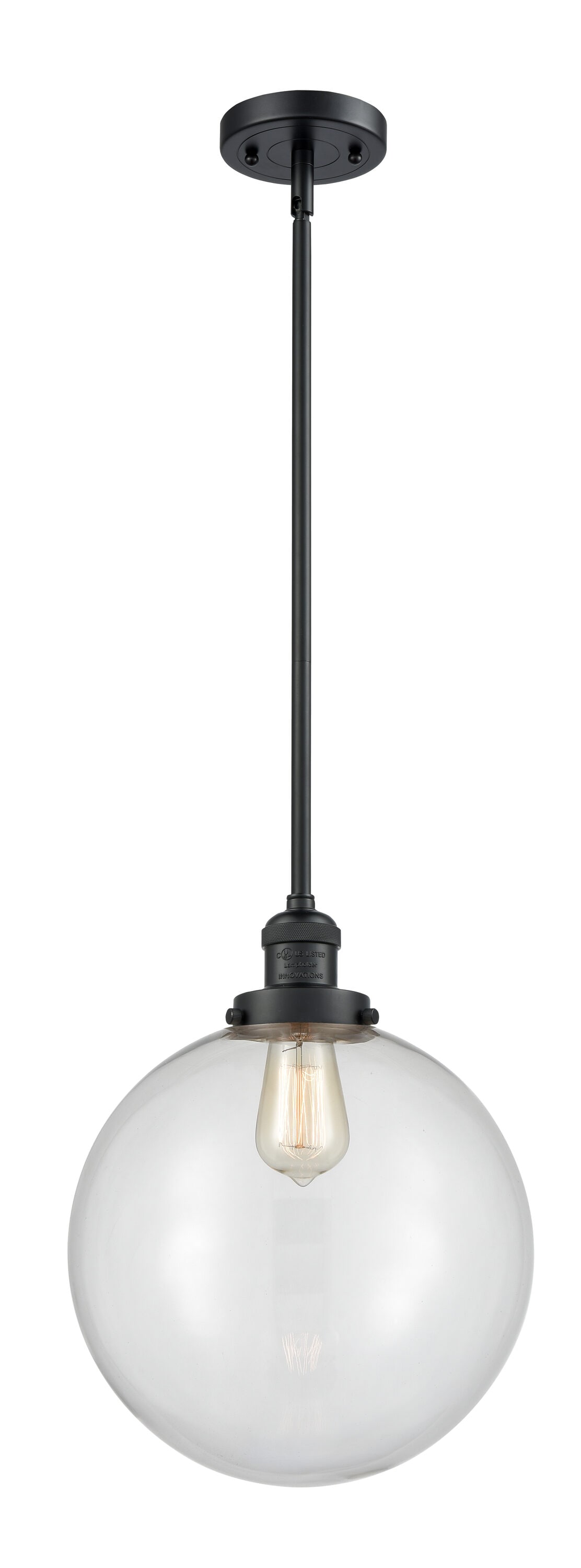 Innovations Lighting 201S-BK-G202-12 Pendant-Lights - View #2