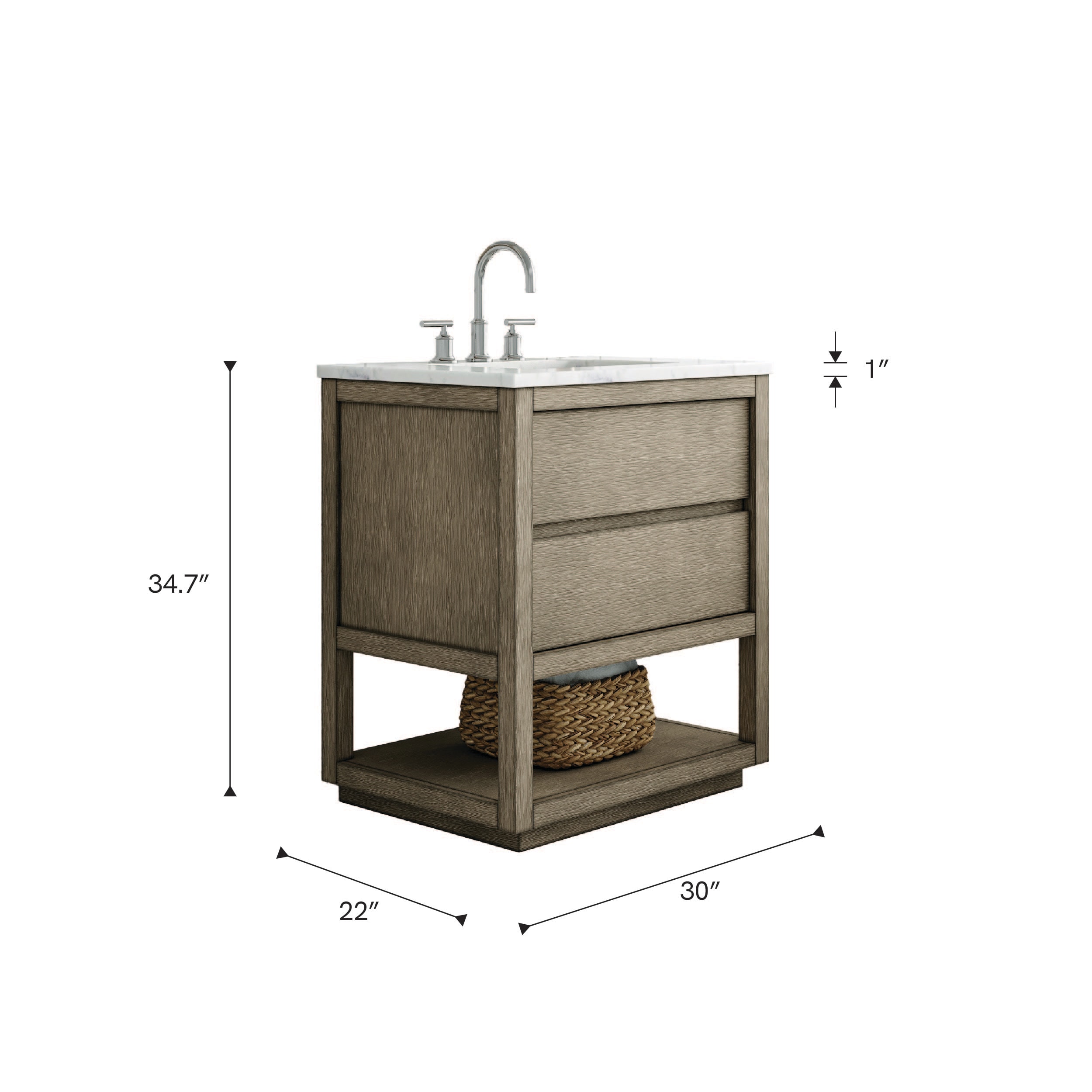 Water Creation OA30CW00GK-000BL1401 Bath-Vanity-Combo - View #7