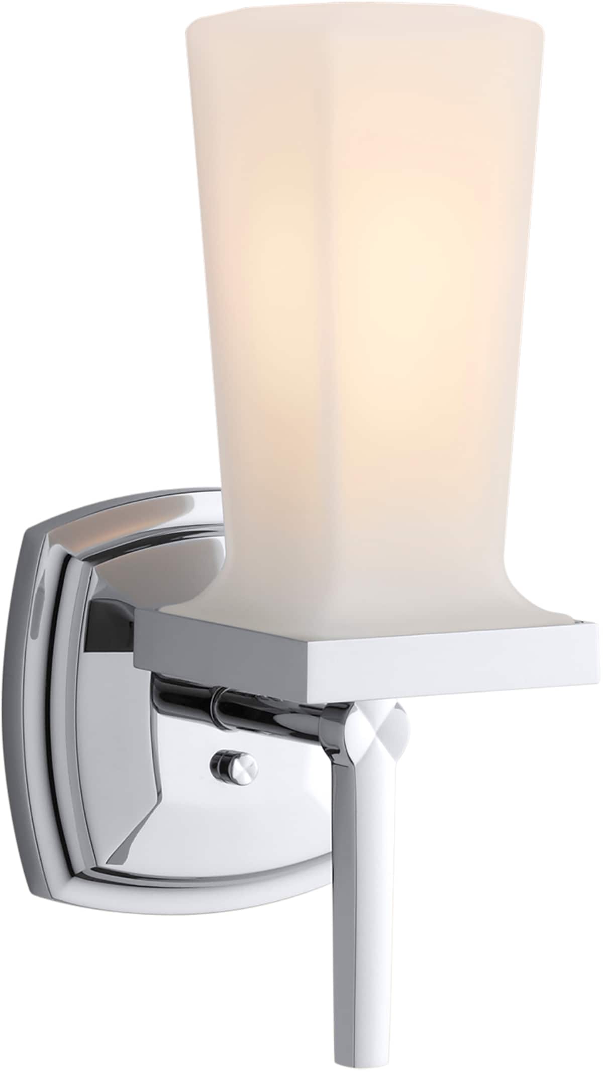 KOHLER 16268-CPL Margaux 4.81-in W 1 -Light Polished Chrome Wall Sconce