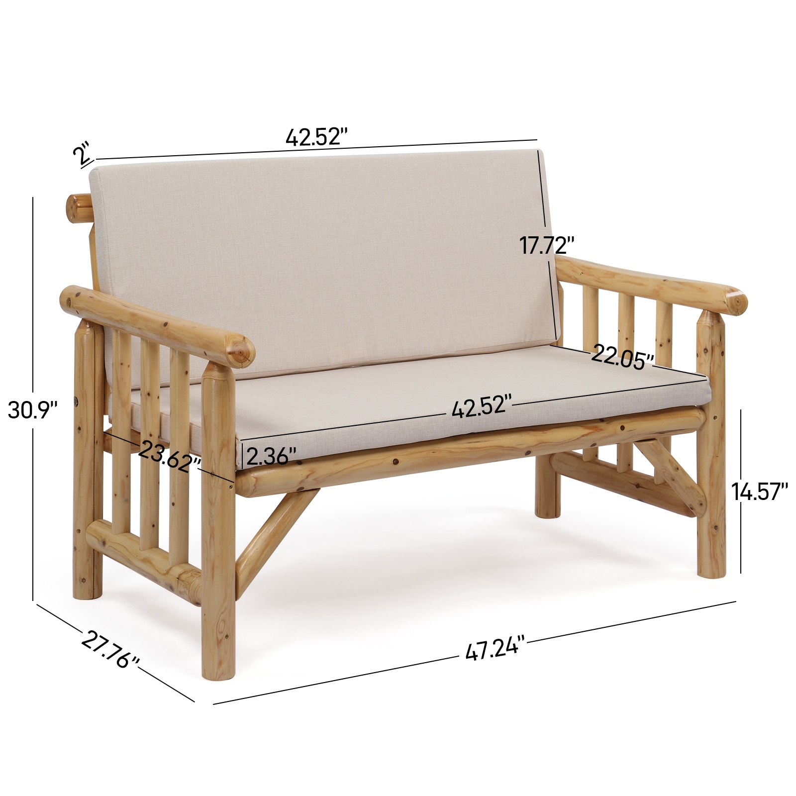 Outopee LO1G56001339-41 Patio-Conversation-Sets - View #3