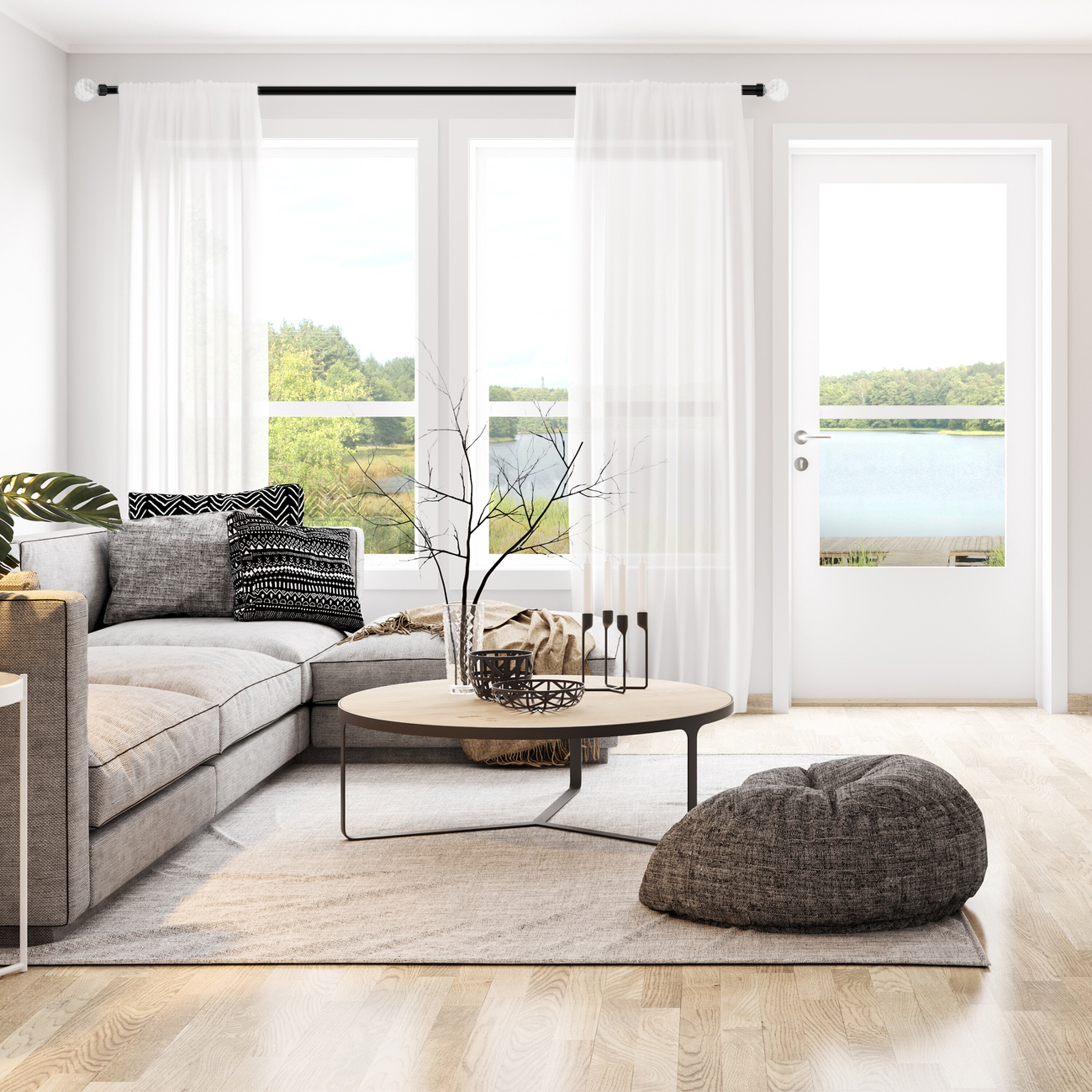Versailles Home Fashions ES0336-92 Curtain-Rods - View #4