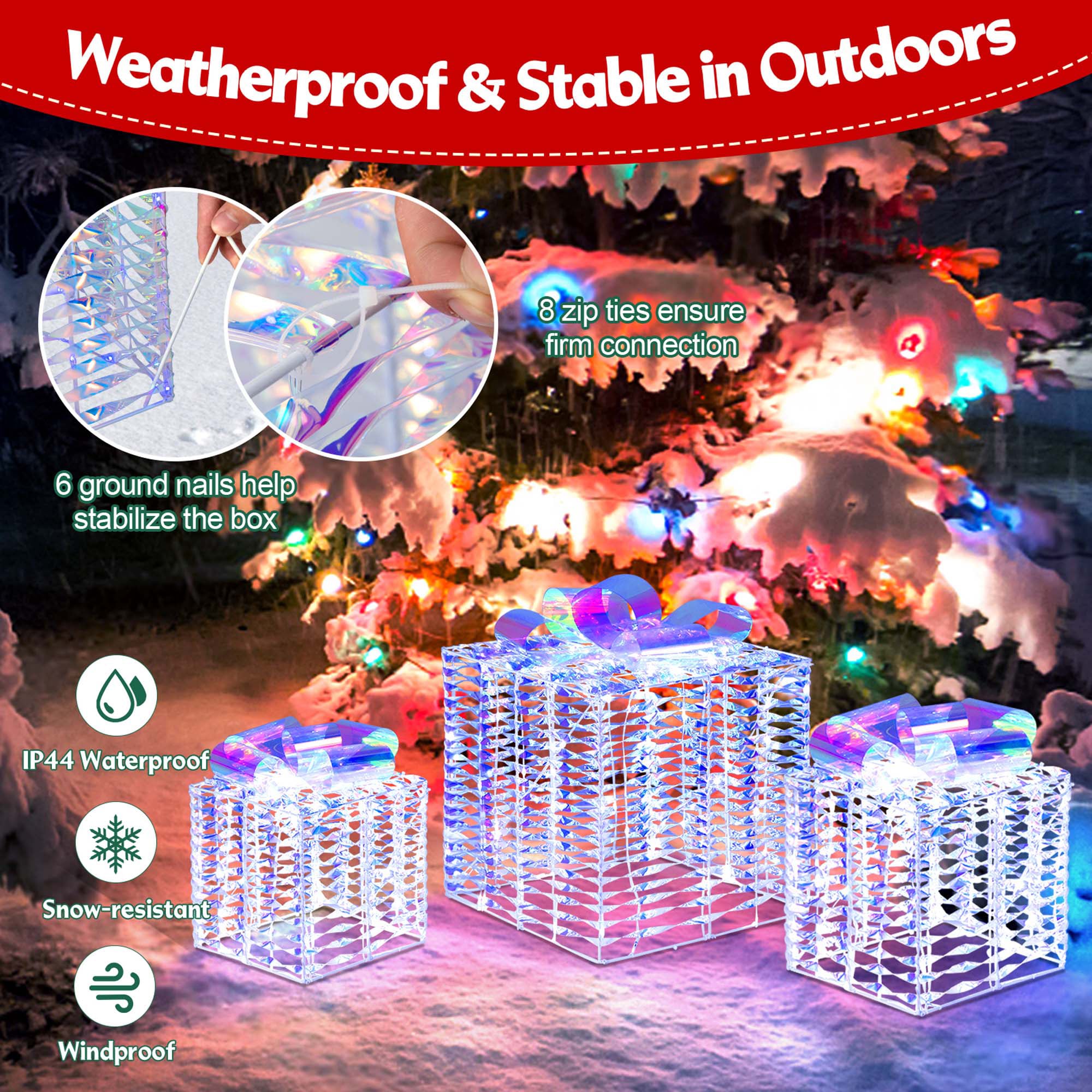 Costway LWS00725 Table-Christmas-Decorations - View #4