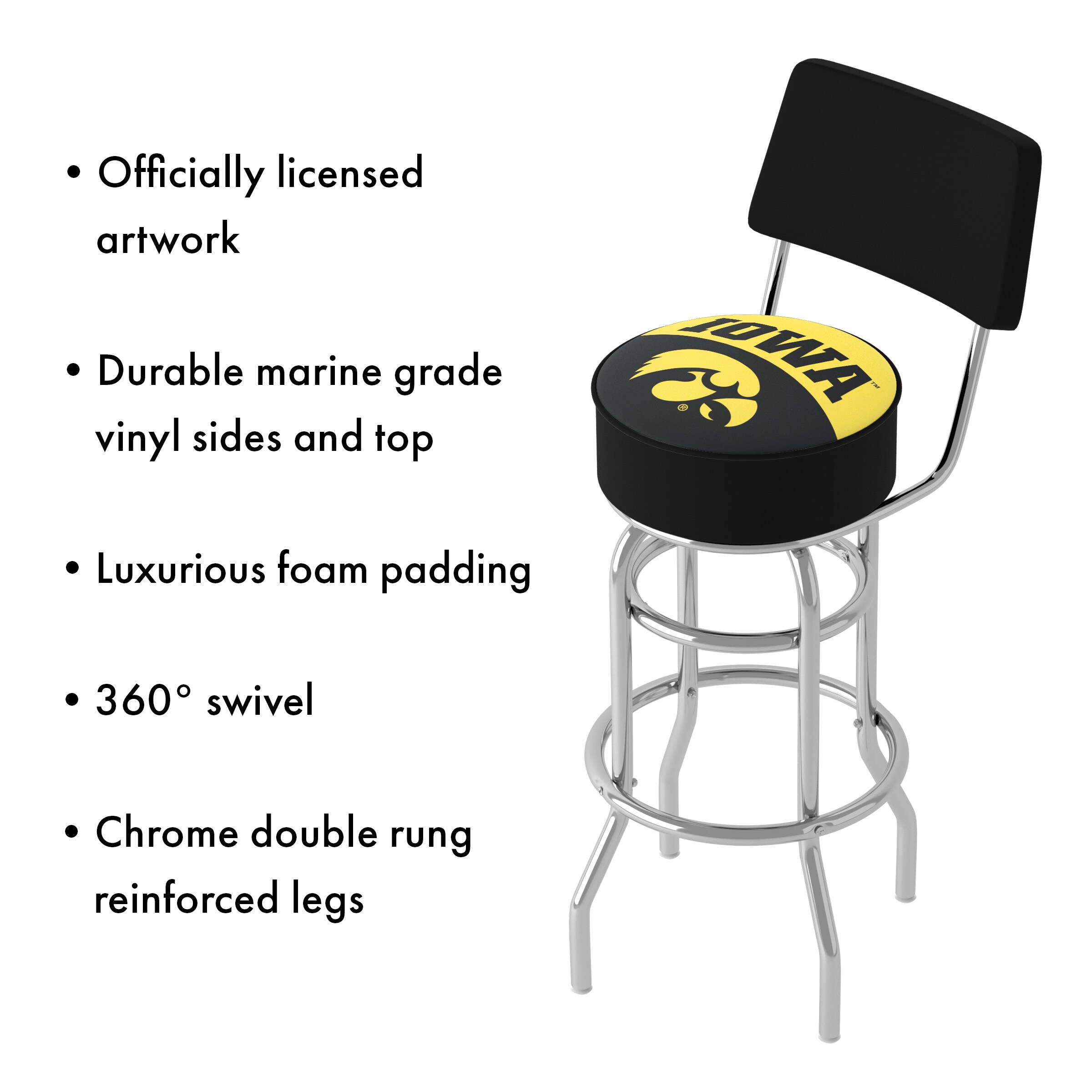 Trademark Gameroom IA1100-LOGO stools - View #3