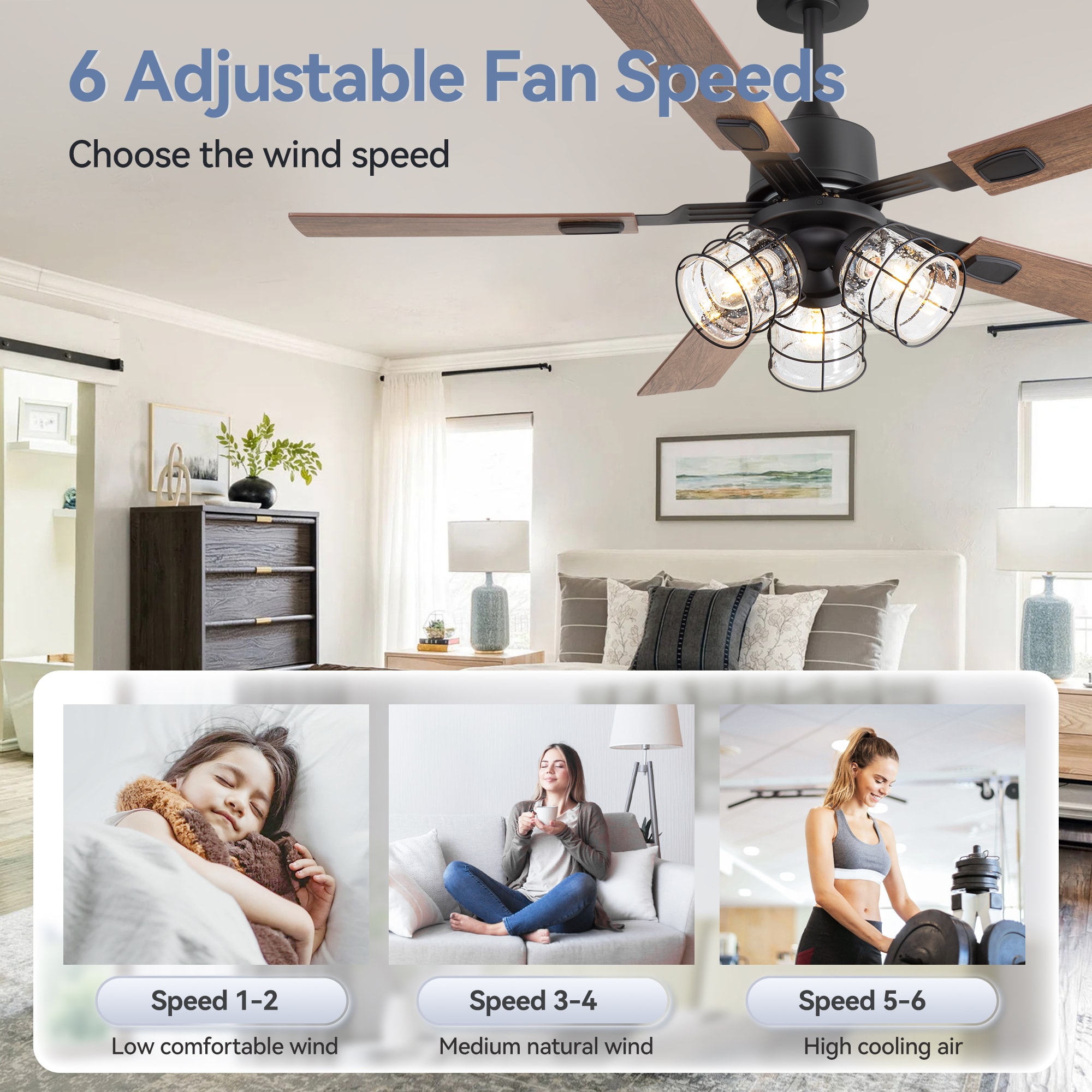 Breezary 29013-BK Ceiling-Fans - View #8
