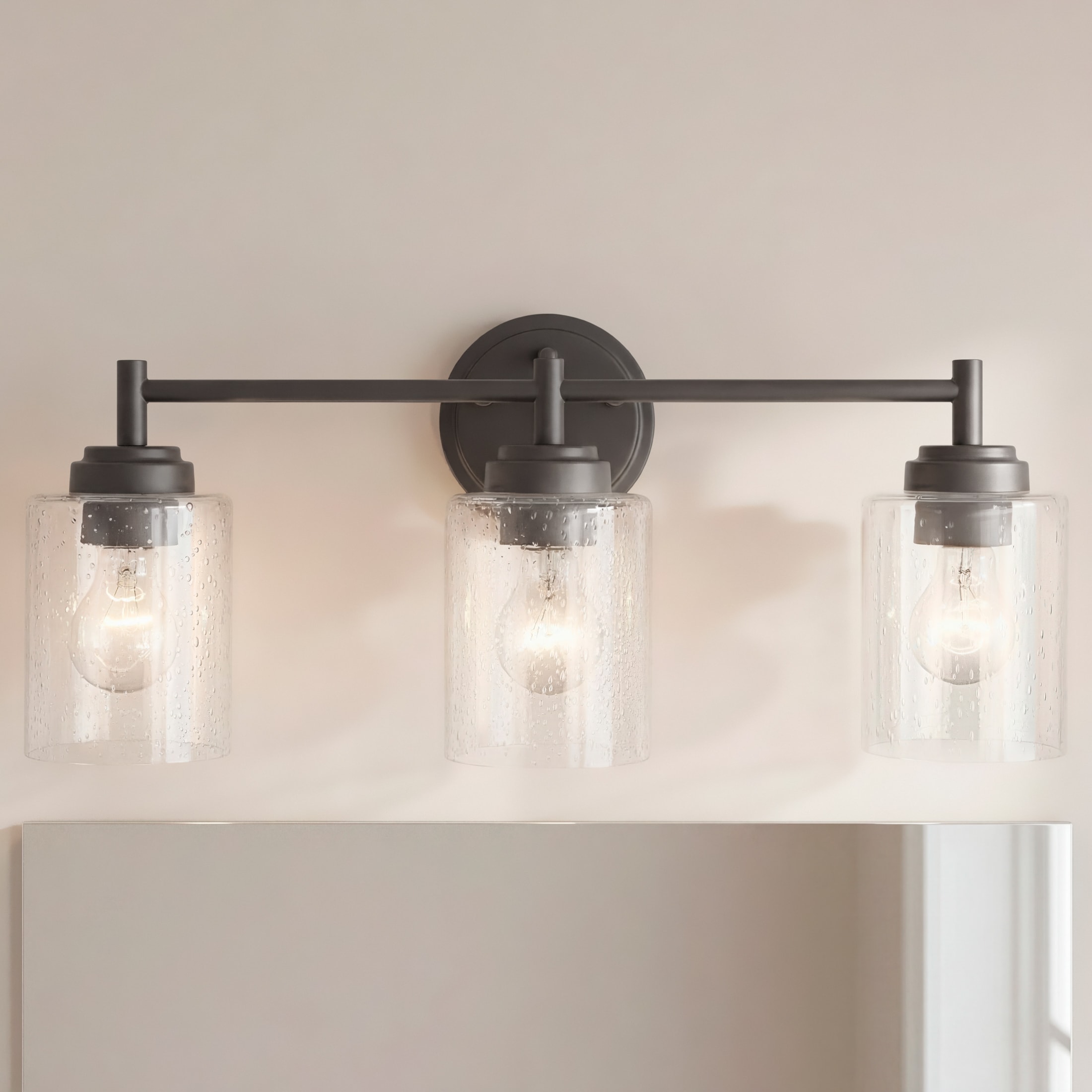 Winslow 21.5-in 3 Light Bronze Transitional Bathroom Vanity light