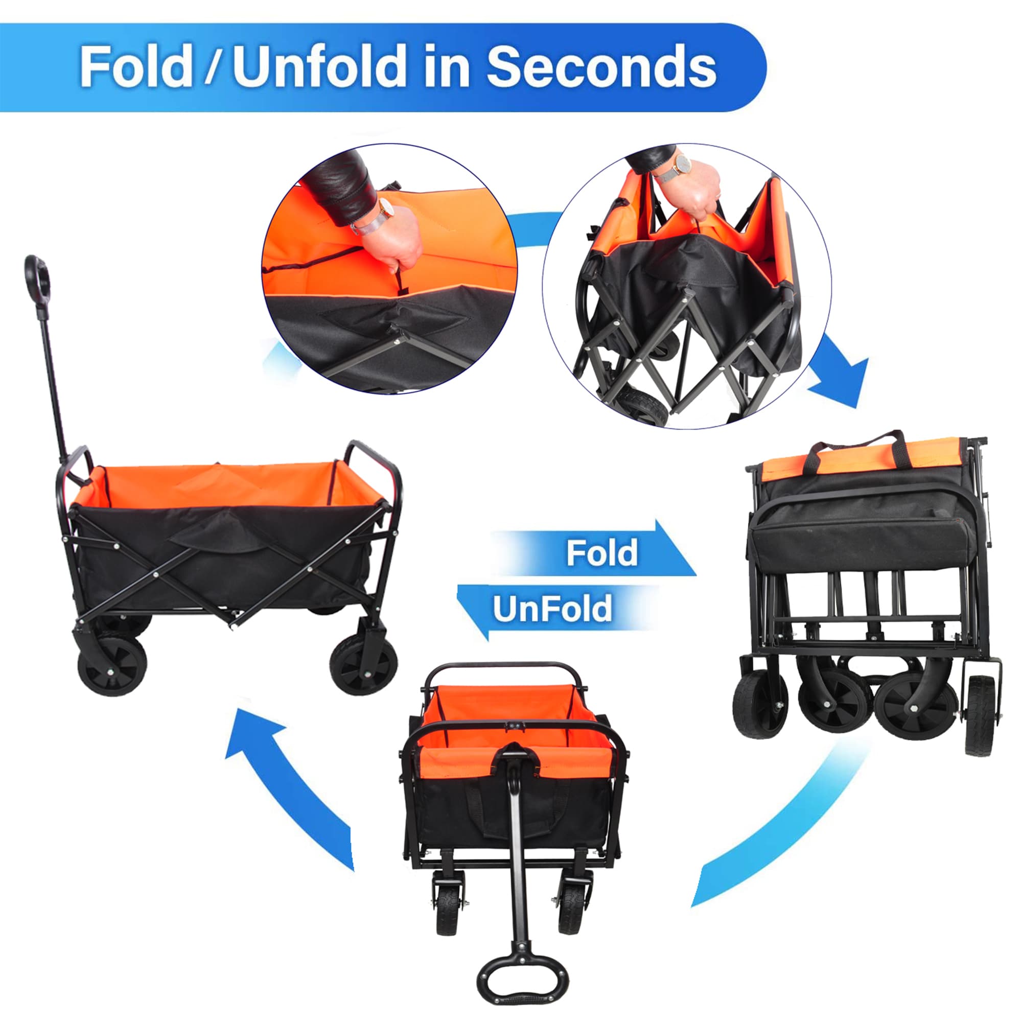 WELLFOR ORQ-704OR Yard-Carts - View #8