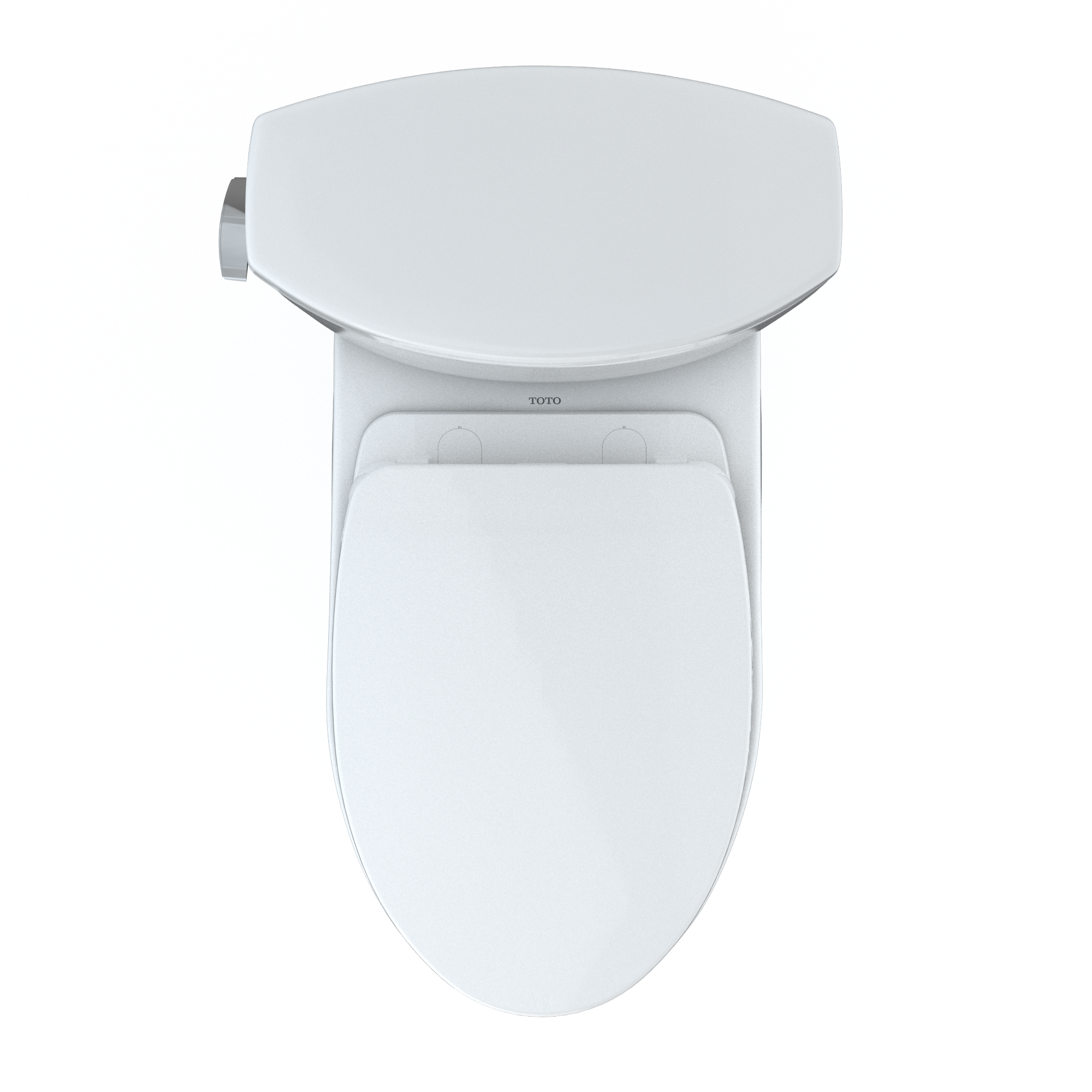 Elongated Bone Two-Piece High-Efficiency Toilet with Skirted Design