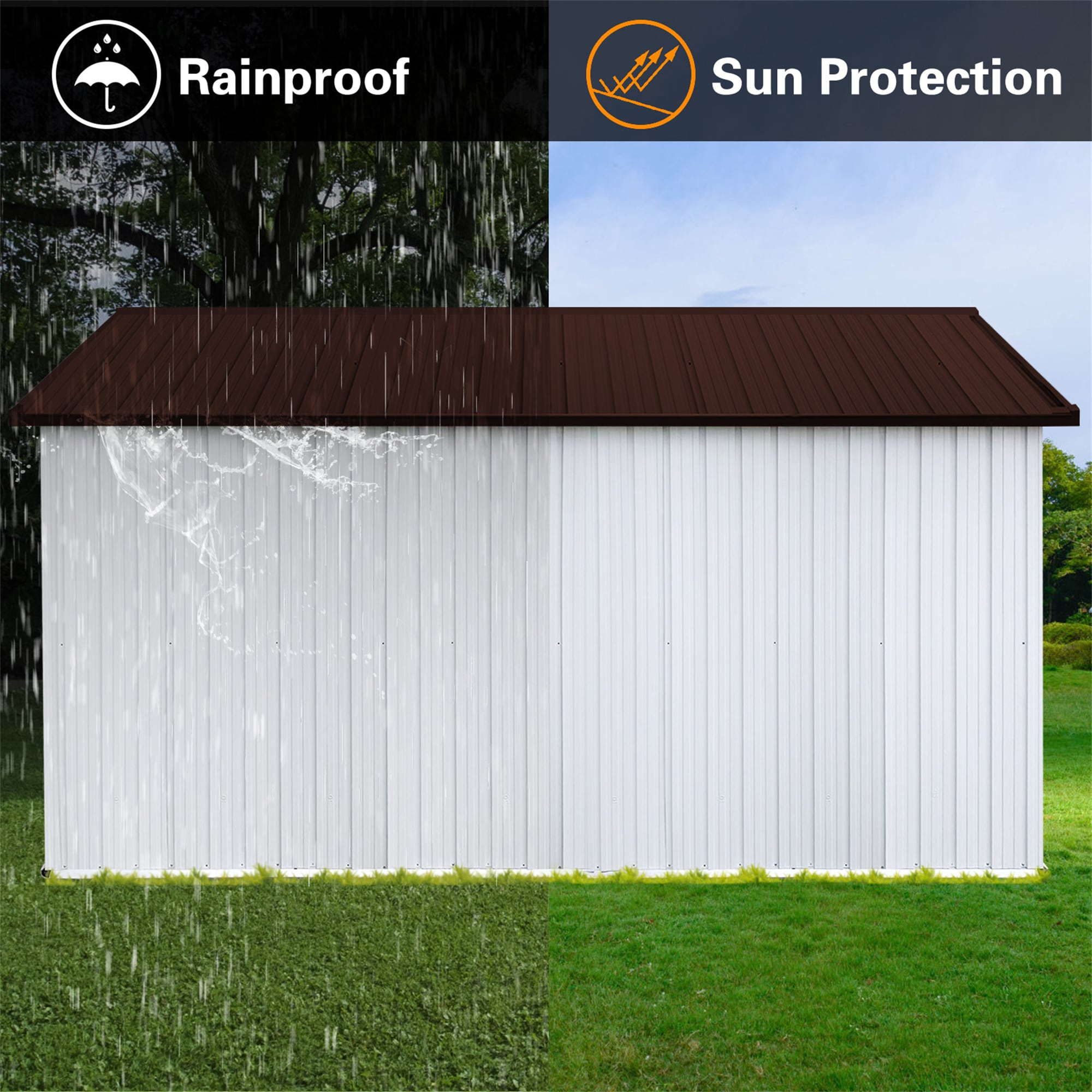 BABOOM BOM-250056-OR Metal-Storage-Buildings-Sheds - View #4