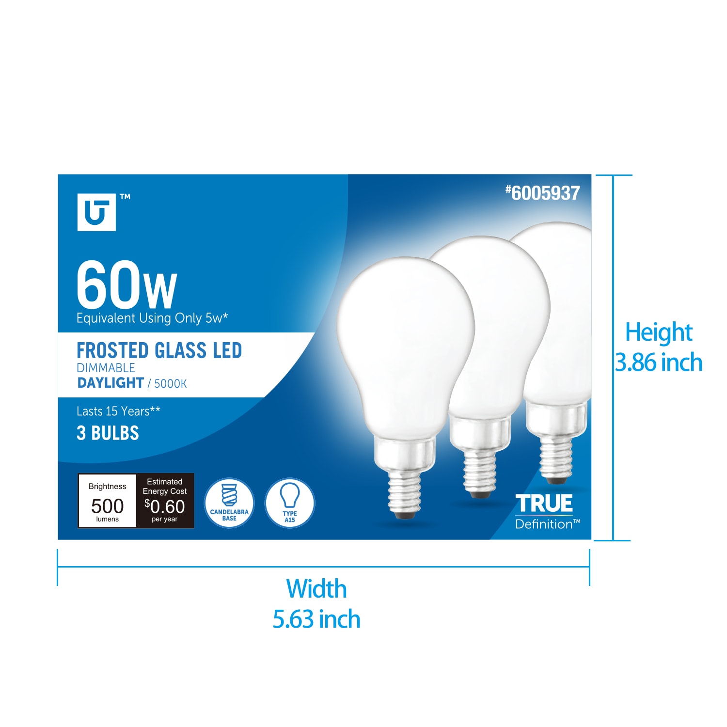 Utilitech 16A08-A15C-F-5W-50 Led-Lights - View #4