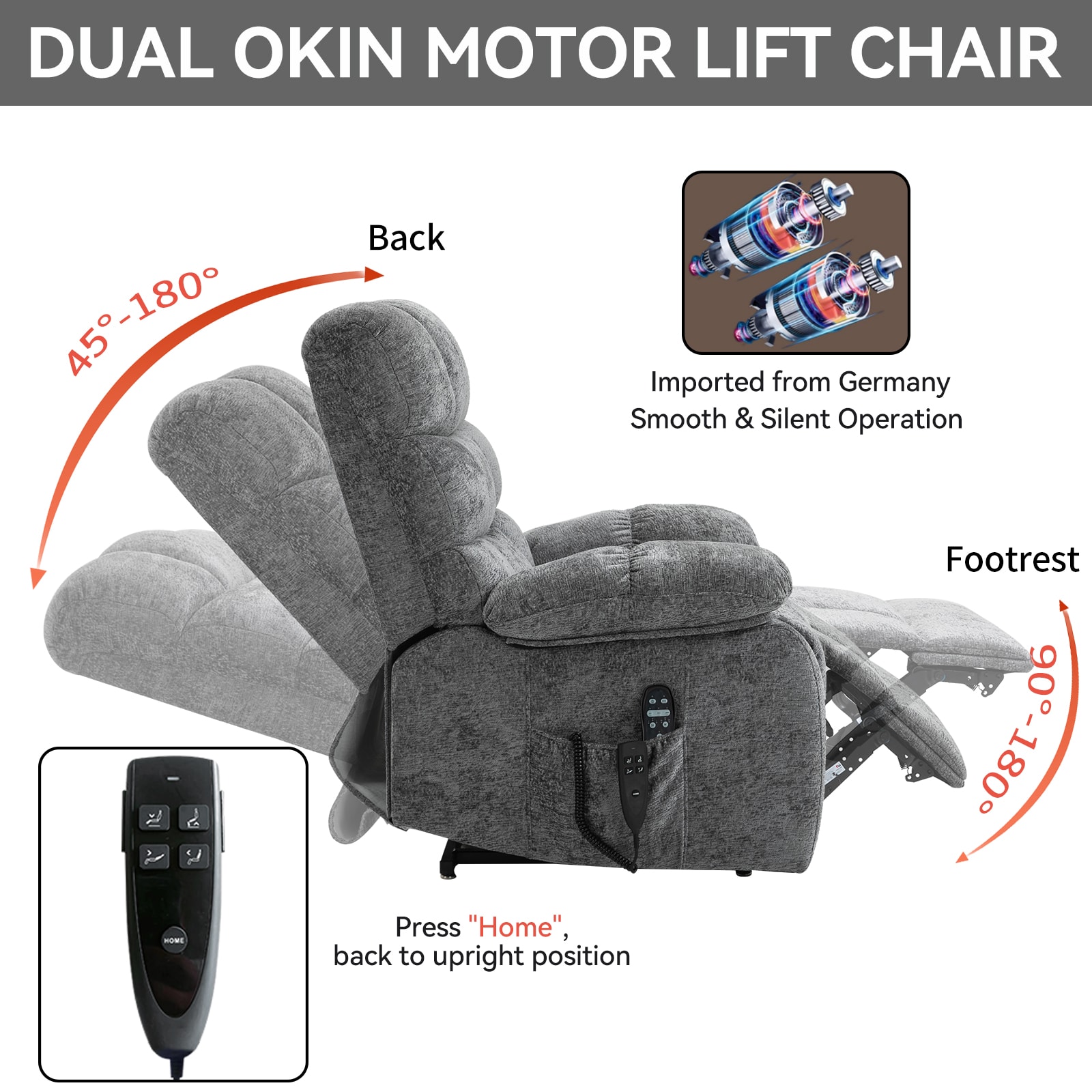 Mondawe OR-W03AP-OF recliners - View #3