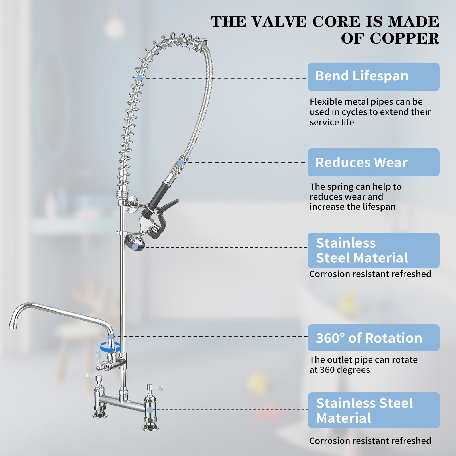 BWE A-94262H-C Kitchen-Faucets - View #4