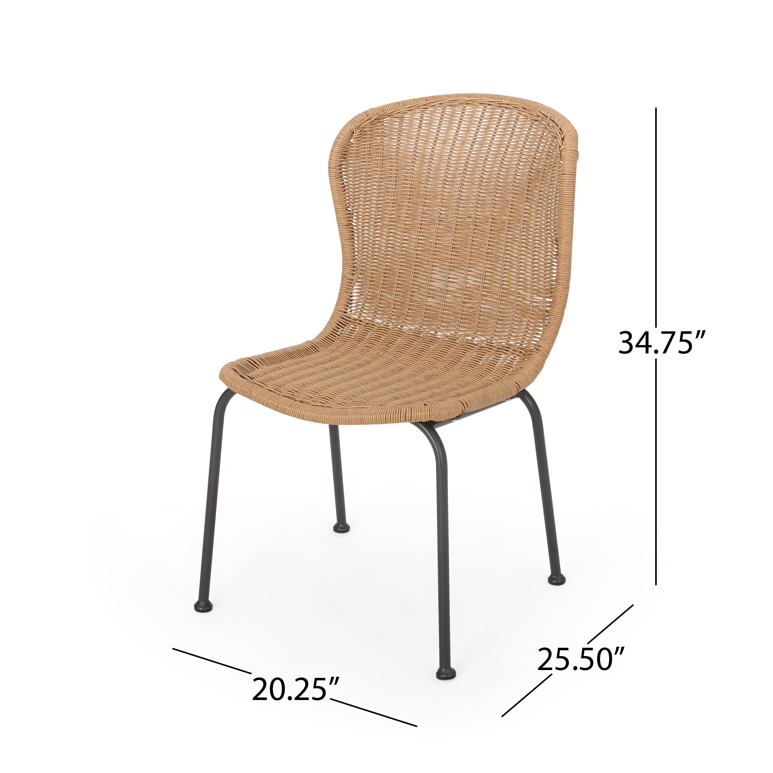Moda Furnishings MD66899-LBRN Patio-Chairs - View #2