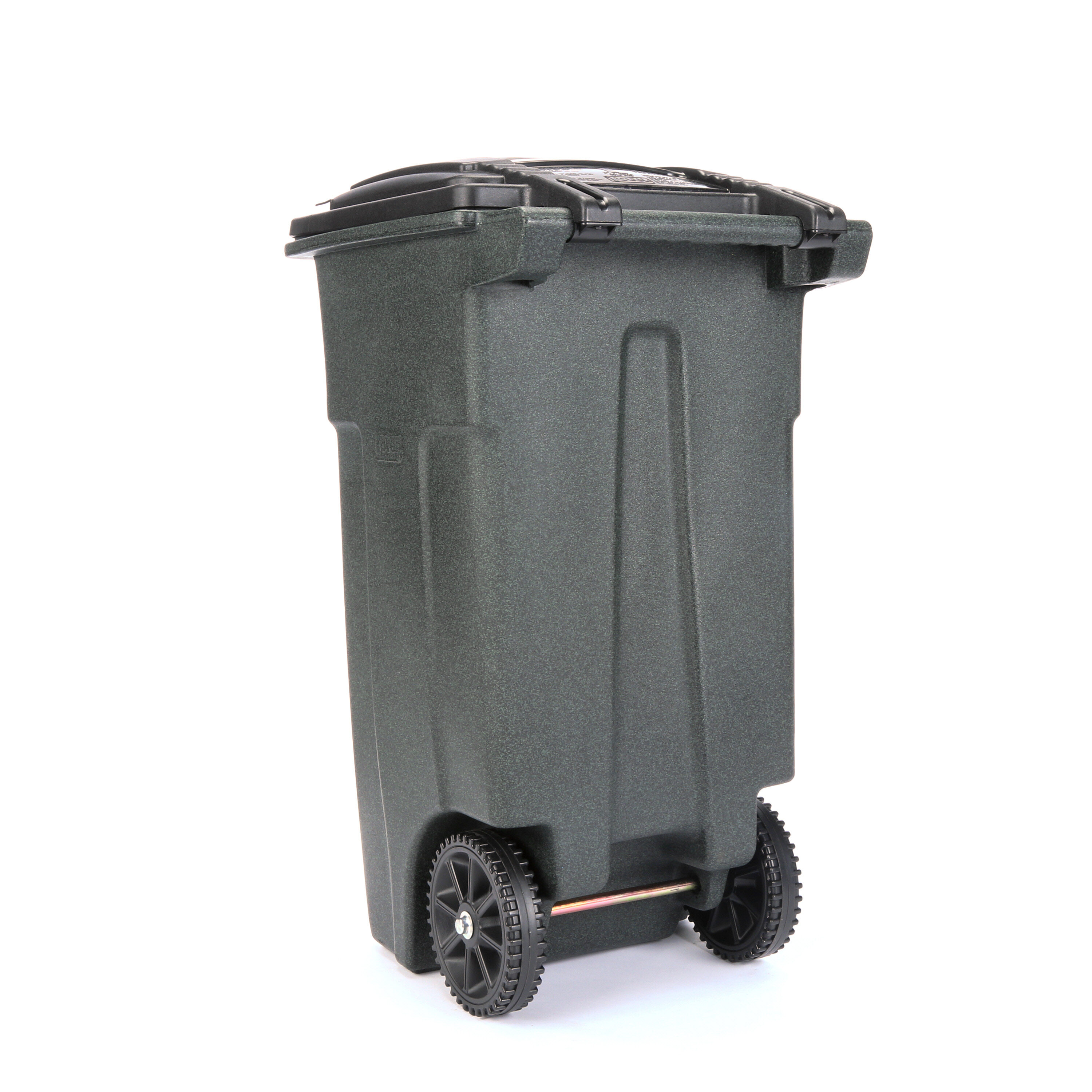 Toter® 25532-07GRS 2-Wheeled Trash Can w/ Attached Lid, Greenstone, 32 –  Toolbox Supply