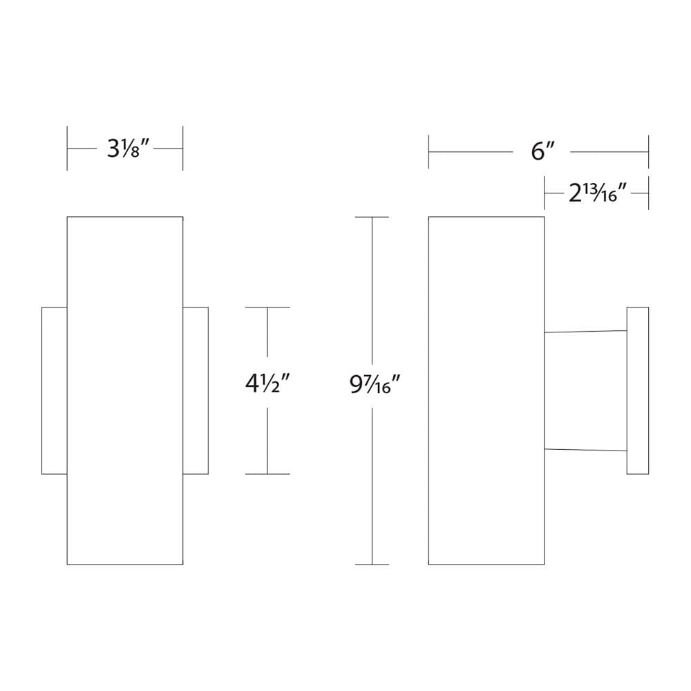 WAC Lighting WS-W190212-30-BZ Outdoor-Wall-Lighting - View #3