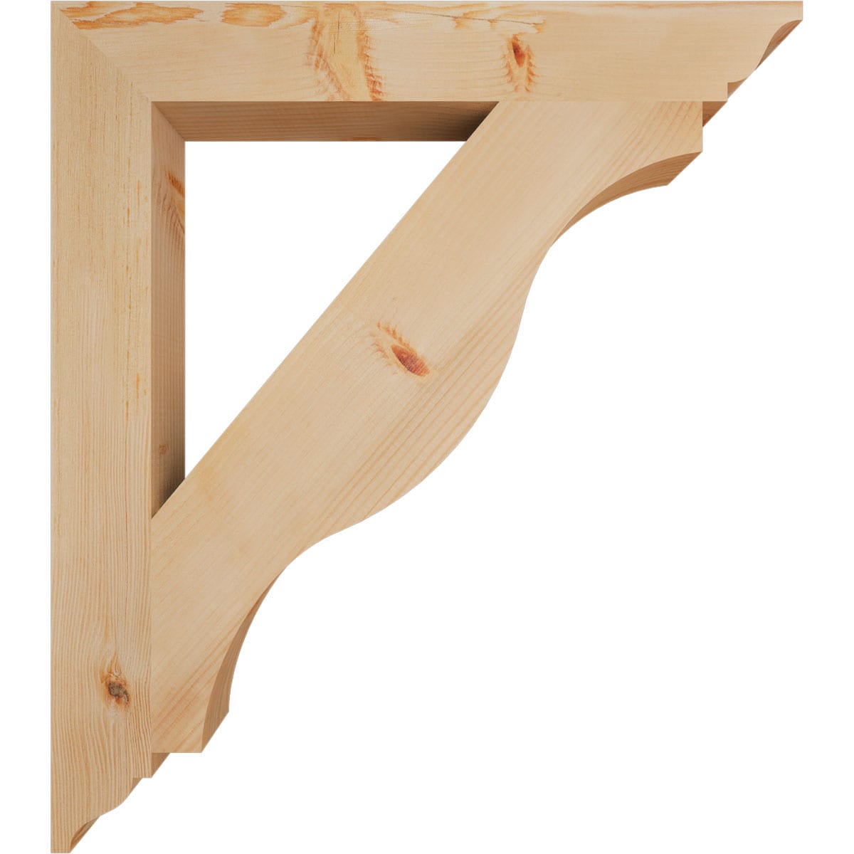 Ekena Millwork BKT04X30X34FST01SDF Exterior-Brackets-Braces - View #3