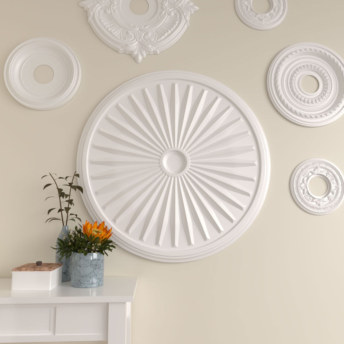 Ekena Millwork CM33LE Ceiling-Medallions - View #6