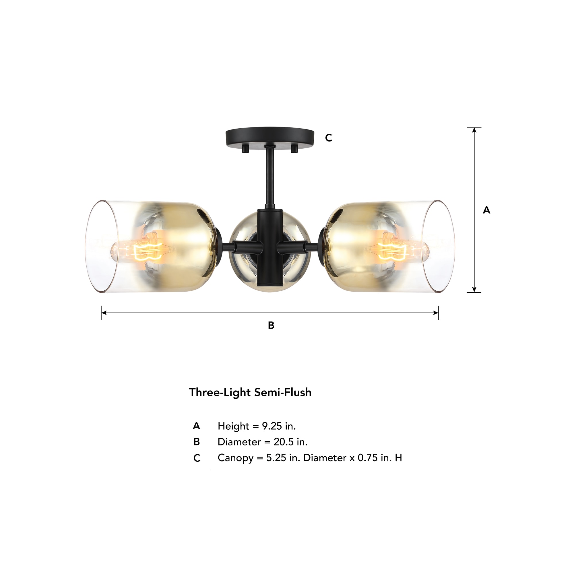 Designers Fountain D306M-3SF-MB flushmounts - View #7