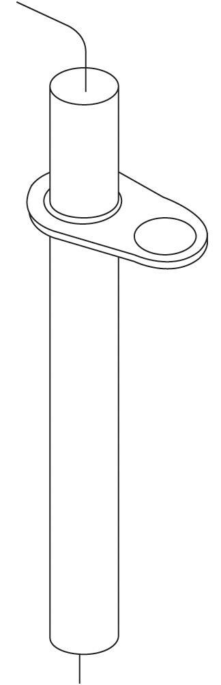 Heavy Duty BBQ Parts 04022 Electronic and Piezo Ignition Electrode