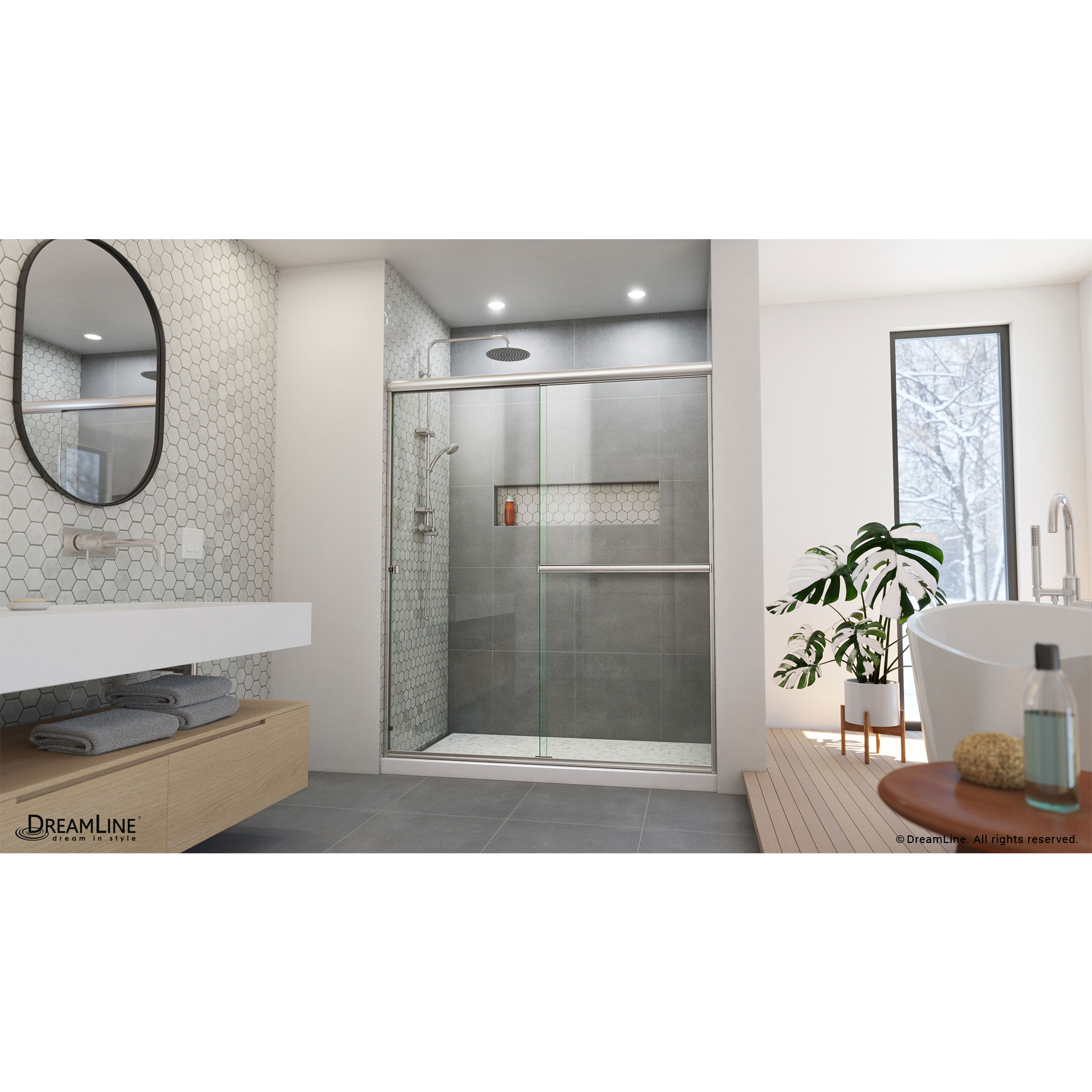DreamLine SDAB60W700VXX04 Shower-Doors - View #2