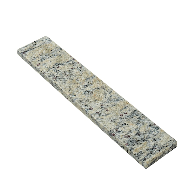 Bestview Santa Cecilia Light 4-in H x 21.25-in L Brown/Polished Granite Bathroom Side Splash Bestview Santa Cecilia Light 4-in H x 21.25-in L Brown/Polished Granite Bathroom Side Splash