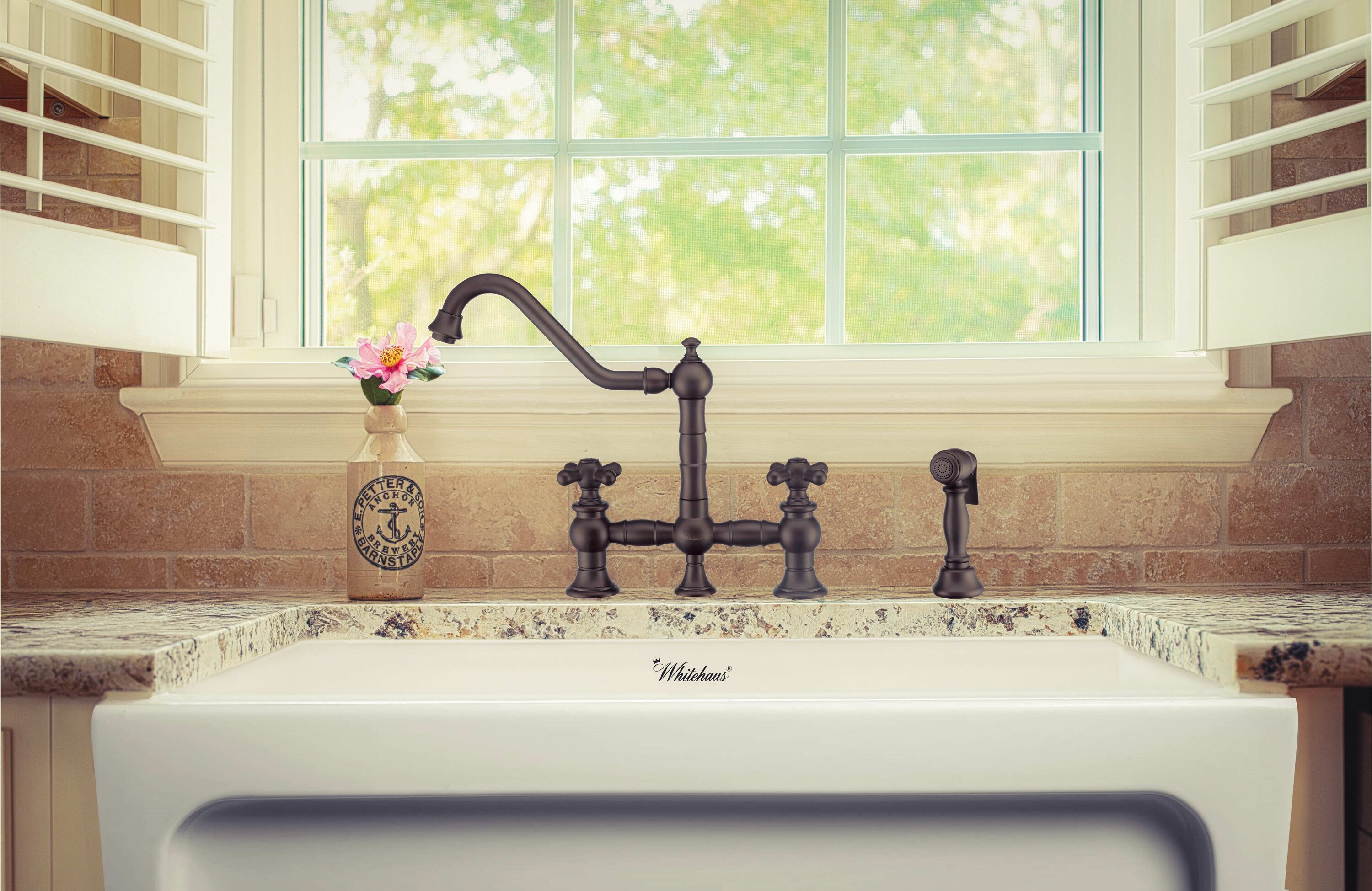 Whitehaus Collection WHKBTCR3-9201-NT-ORB Kitchen-Faucets - View #2