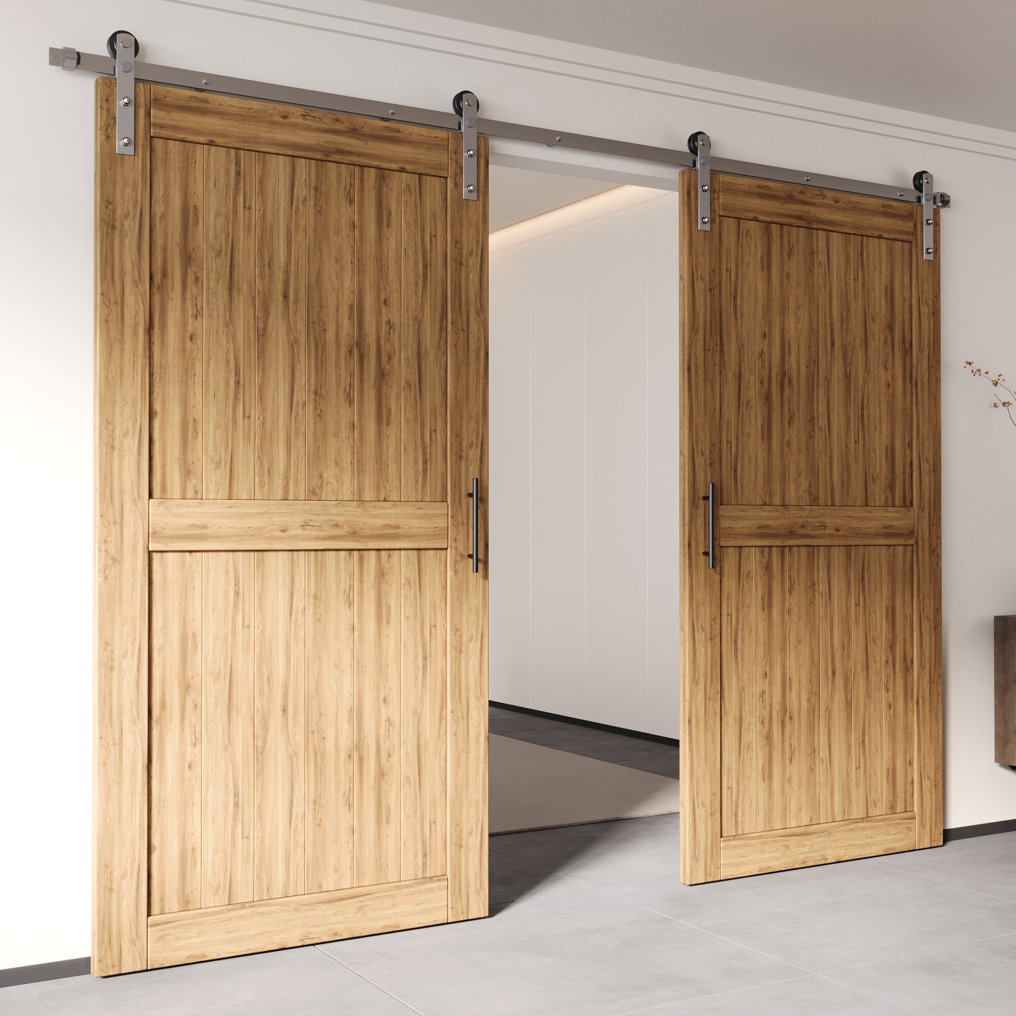 HOMACER ZT2DNZ066C Barn-Door-Roller-Kits - View #2