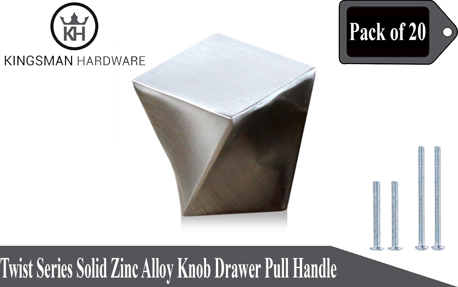 Kingsman Hardware 840-1-20 Cabinet-Knobs - View #2
