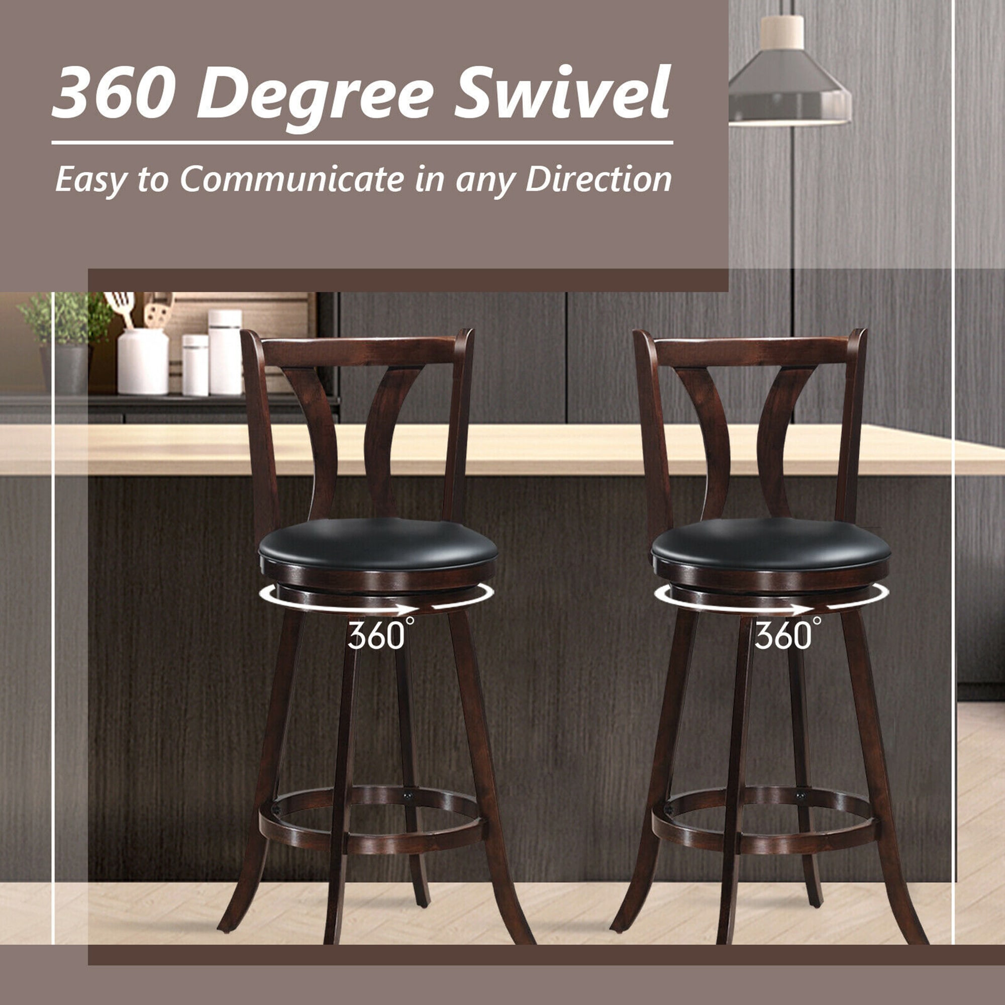 Costway SXL00135 stools - View #4