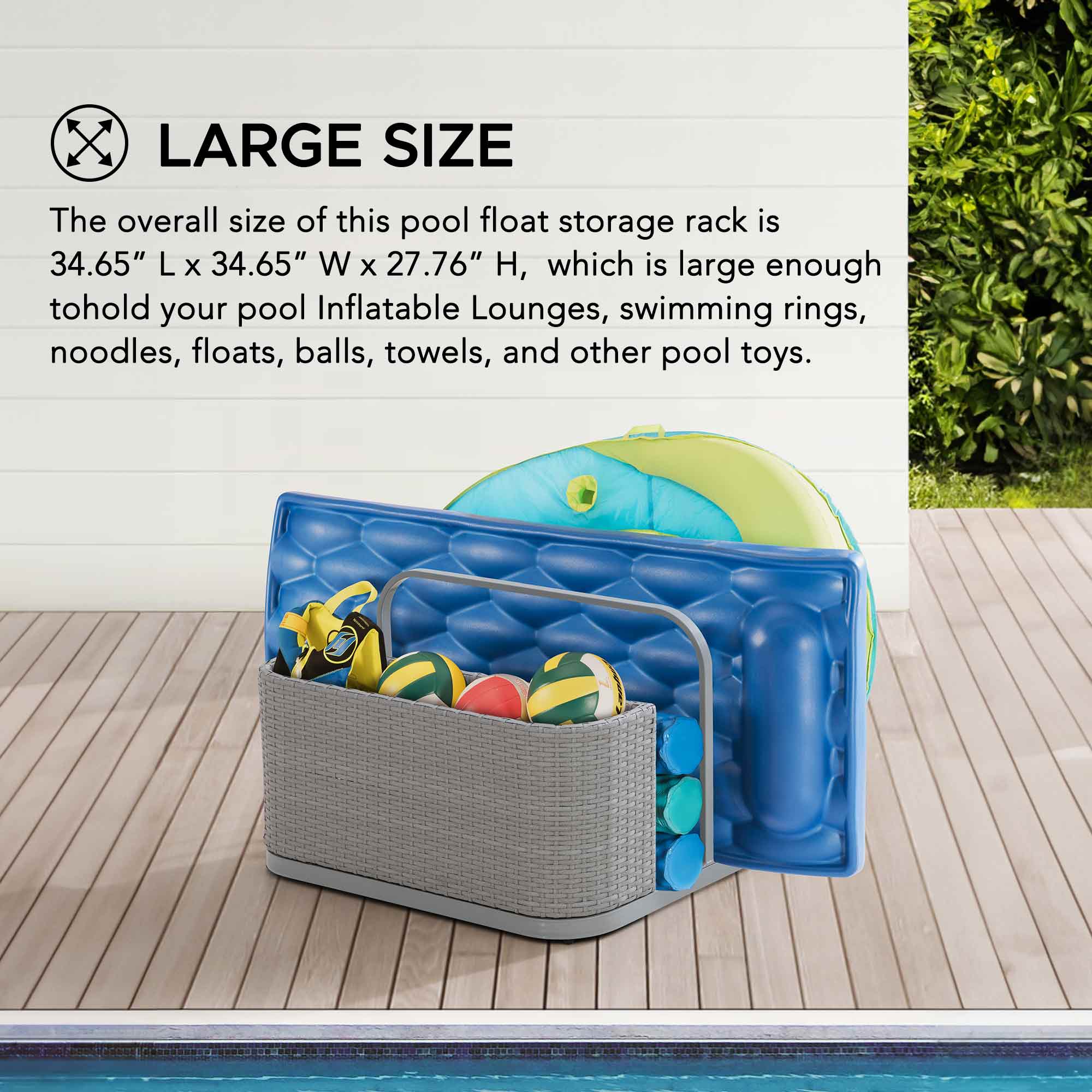 Sunjoy A804001600 Pool-Organization-Storage - View #5