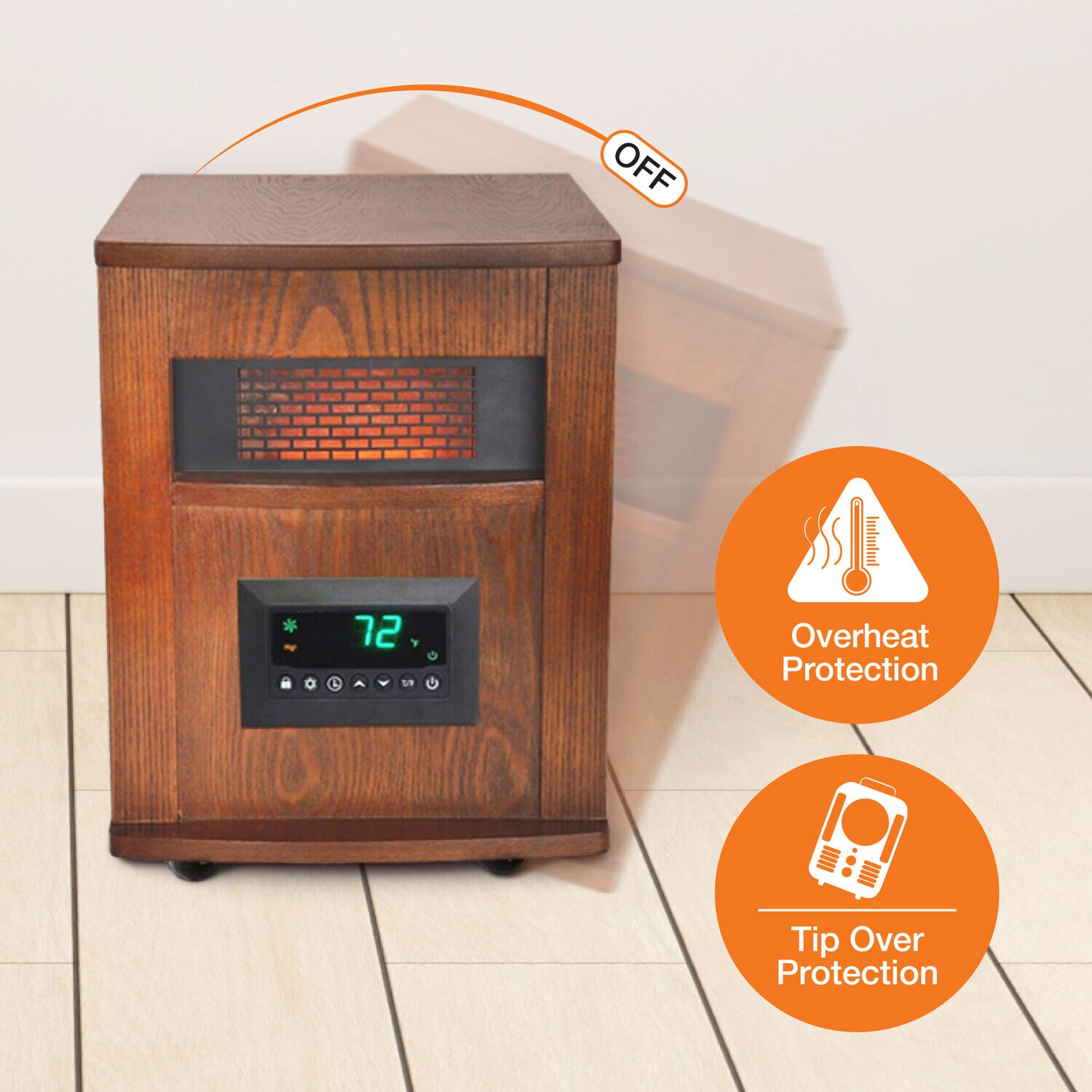 Lifesmart HT1104 Portable-Electric-Heat - View #6