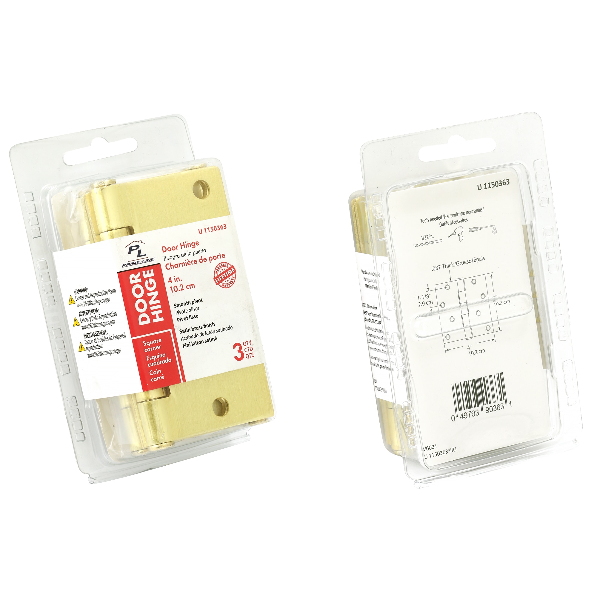 Prime-Line U 1150363 Entry-Door-Hinges - View #2