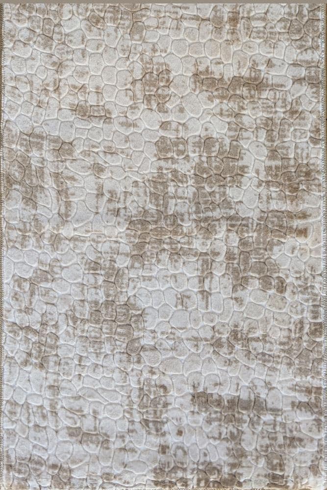 MSRUGS NWR275BEIBRN20.30 Newruz 2 X 3 (ft) Beige-beige/brown Indoor Abstract Mid-century Modern Area Rug