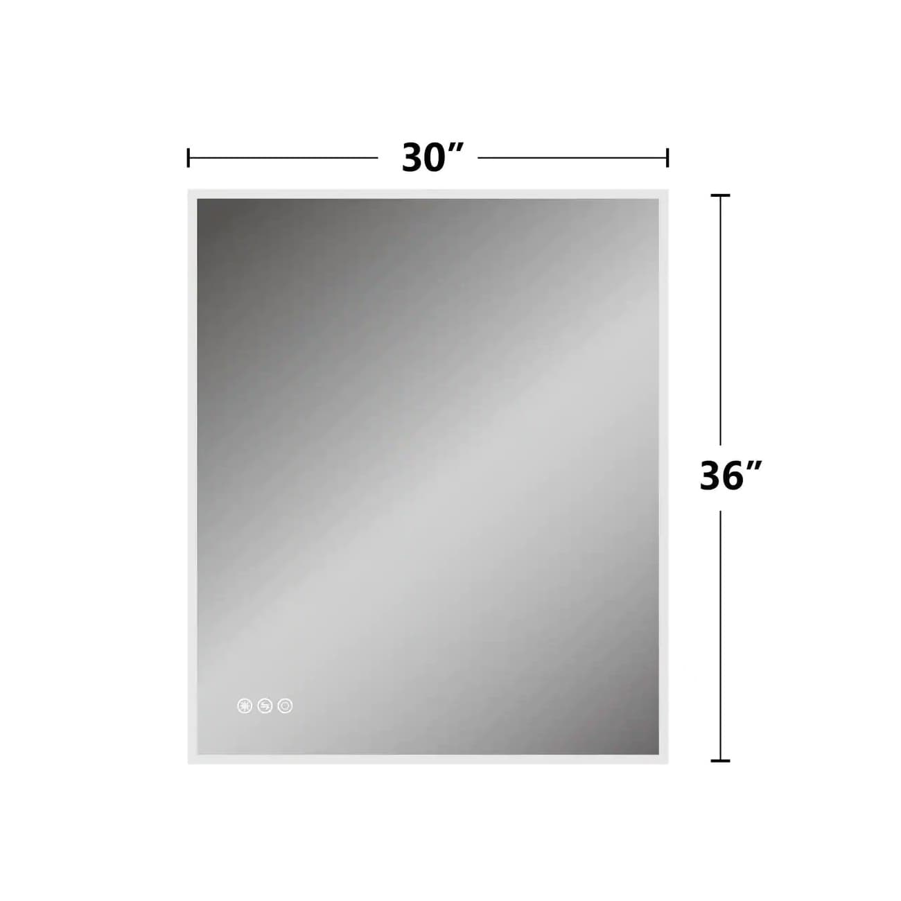 WELLFOR KAFMC4F1-3036 Framed-Bath-Mirrors - View #6