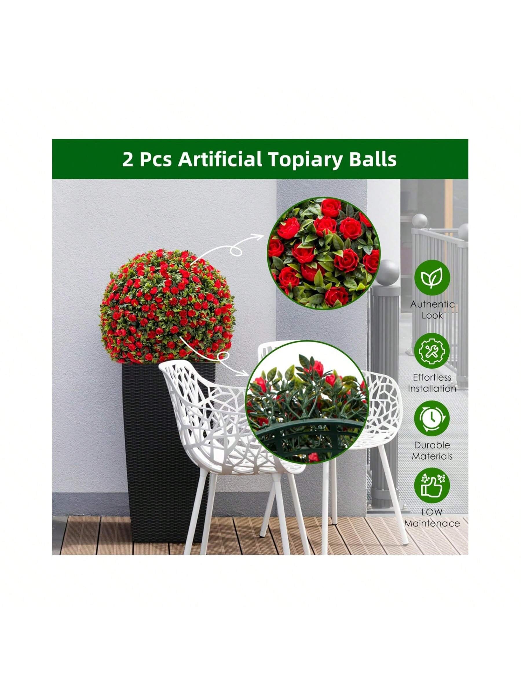 WhizMax GGL-PHO-348NPVP4 Artificial-Plants-Trees - View #2