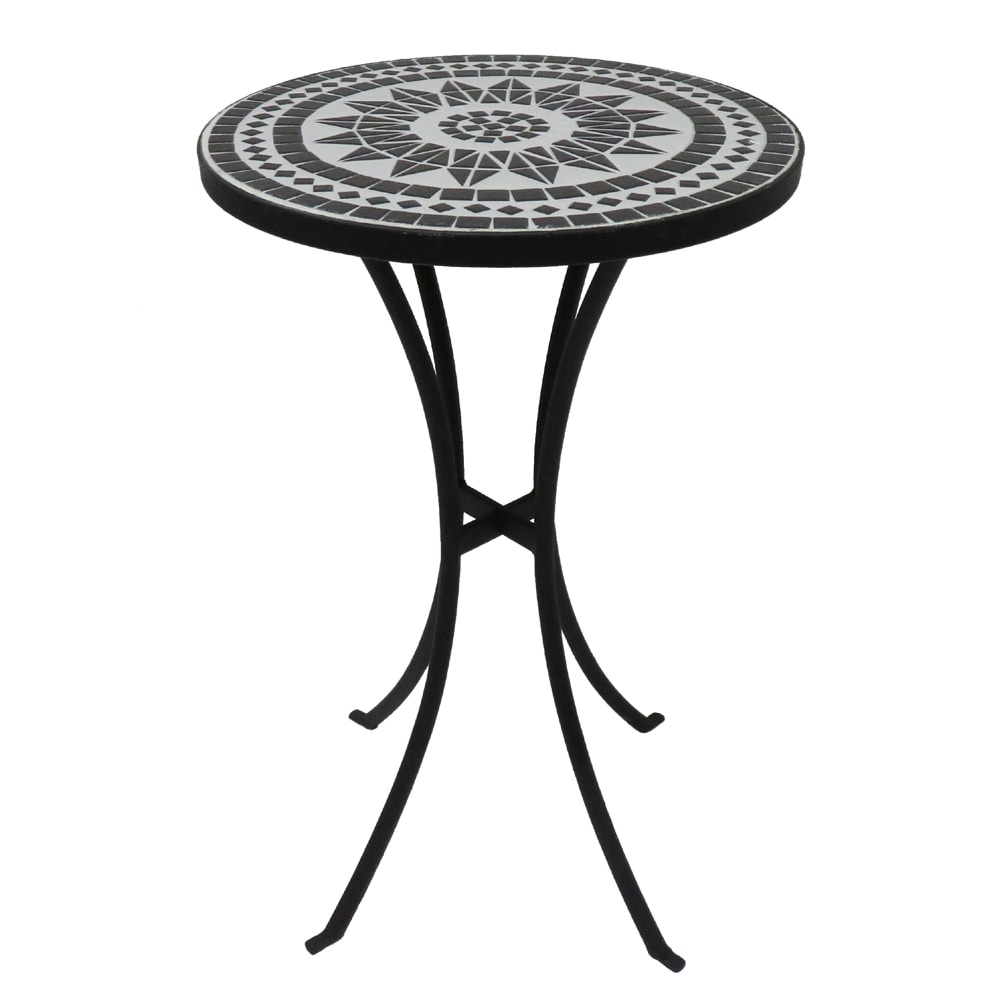 AHIOU HOME ZAAH-G116841ST Irvine Square Outdoor End 14-in W x 14-in L