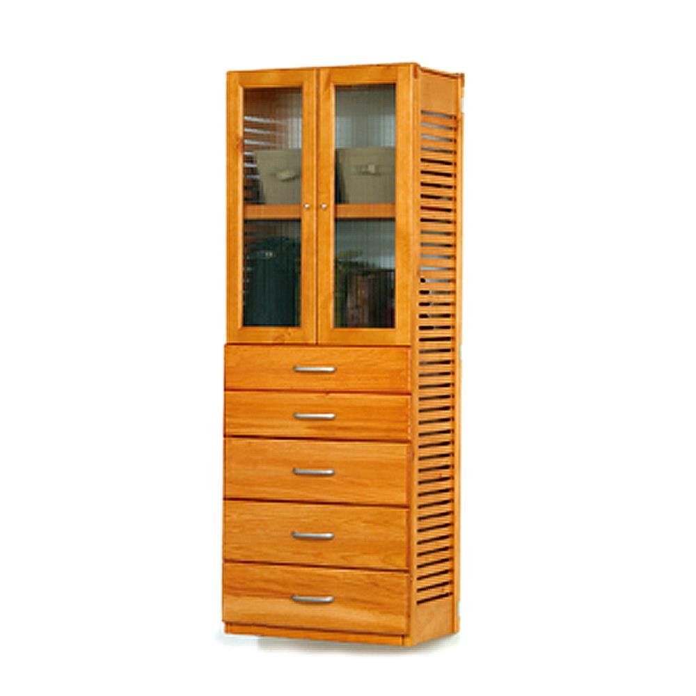 John Louis Home 16 in. Deep Deluxe Closet System in Honey Maple