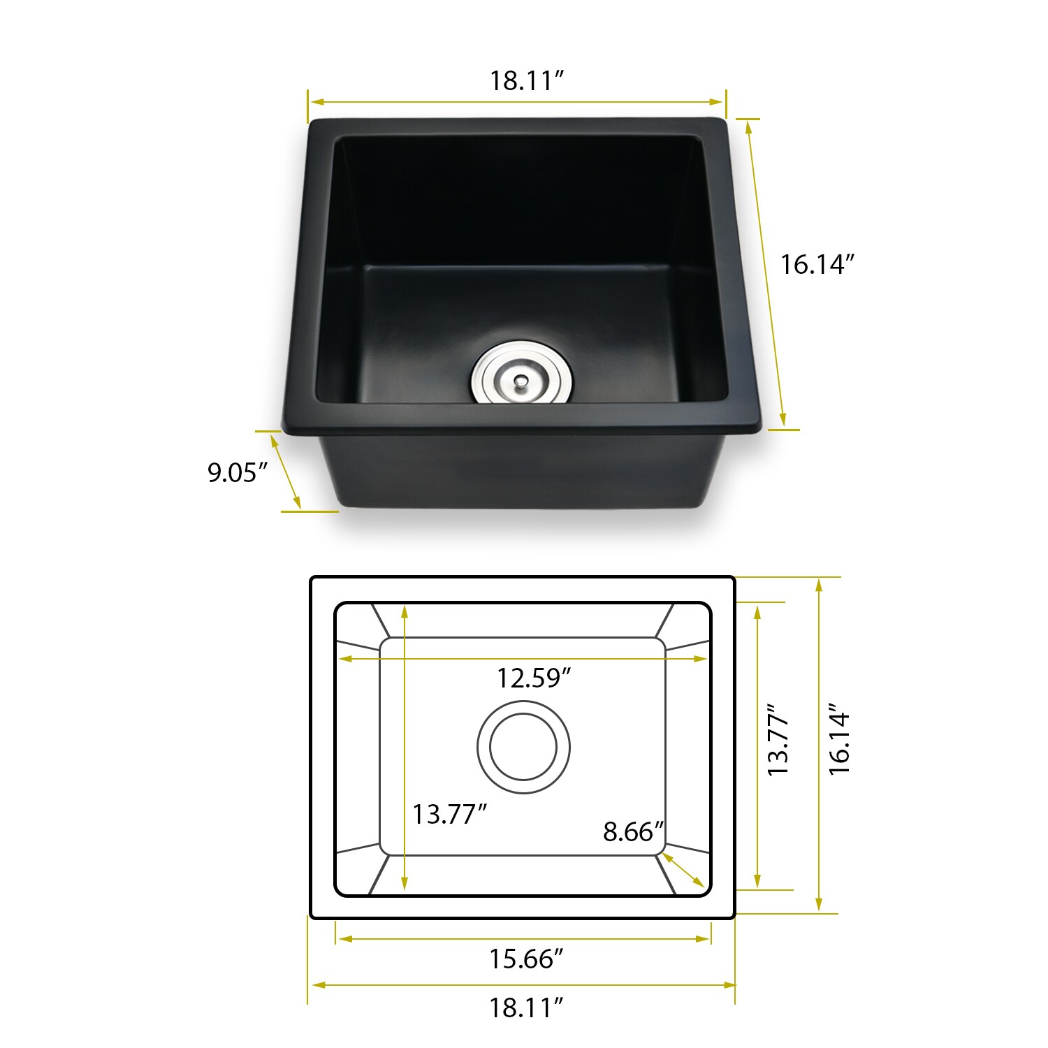 Tatayosi JL-6679MB Kitchen-Sinks - View #7