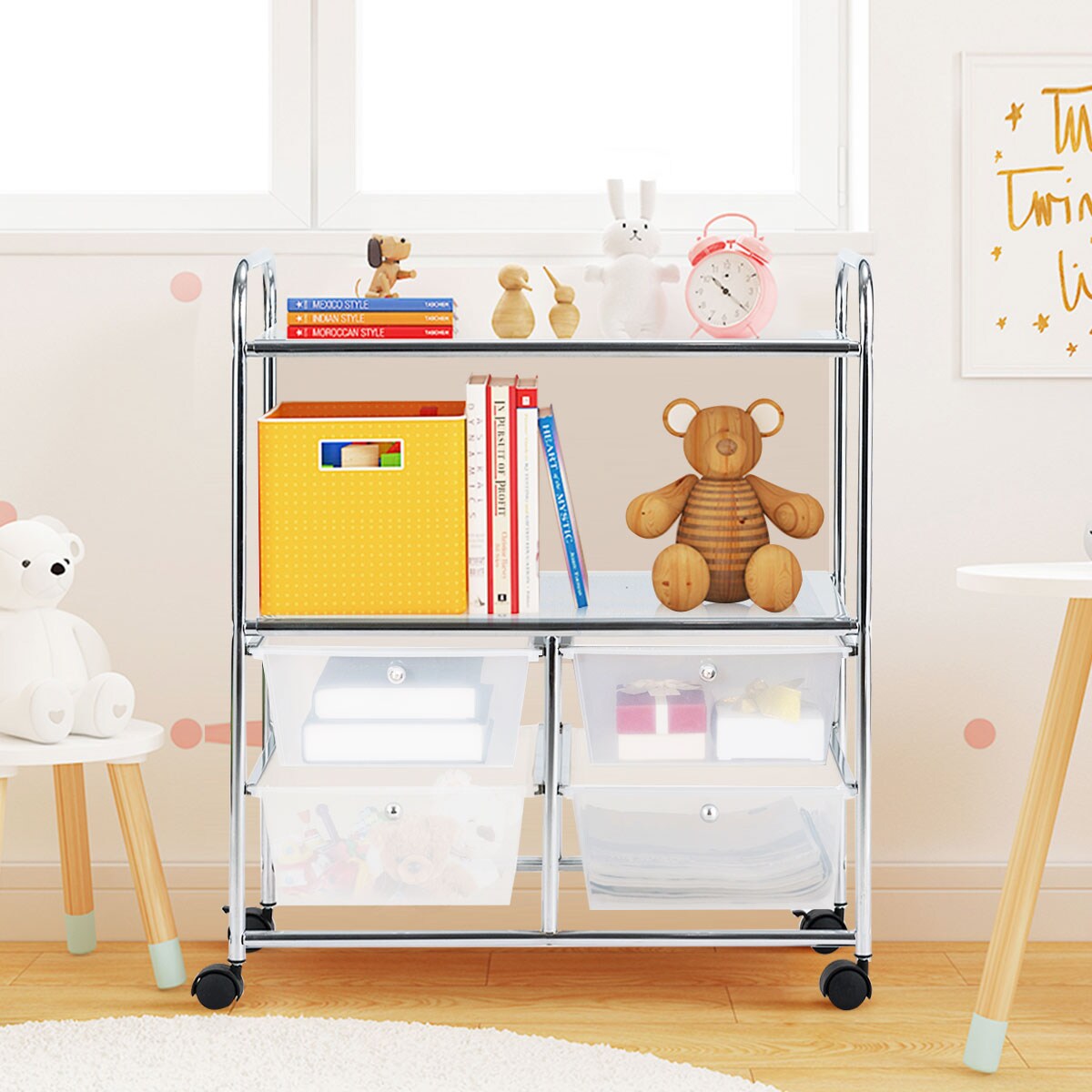 Costway HW54070CL Office-Carts - View #9