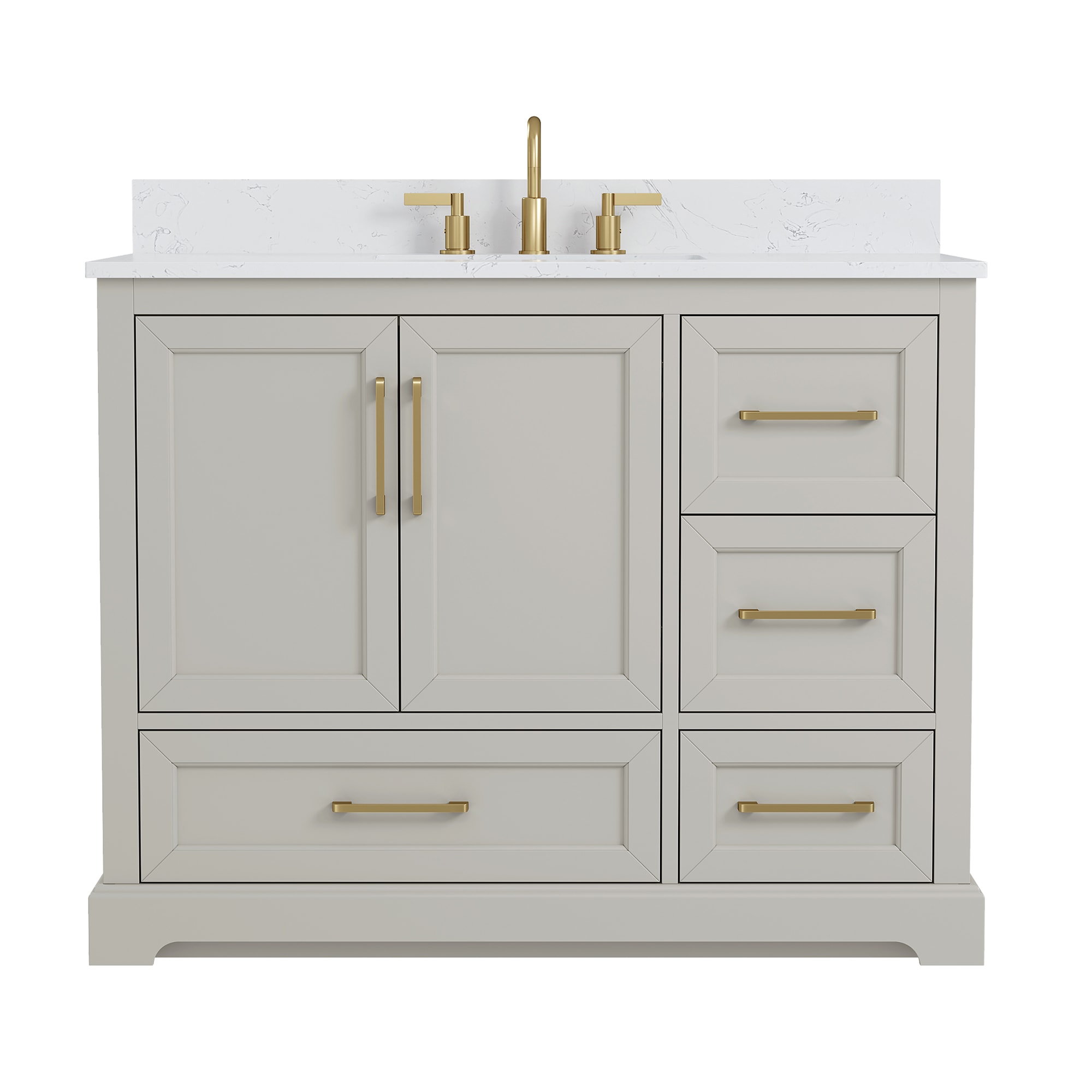 DELUXE LIVING V24028-42FG Bath-Vanity-Combo - View #12