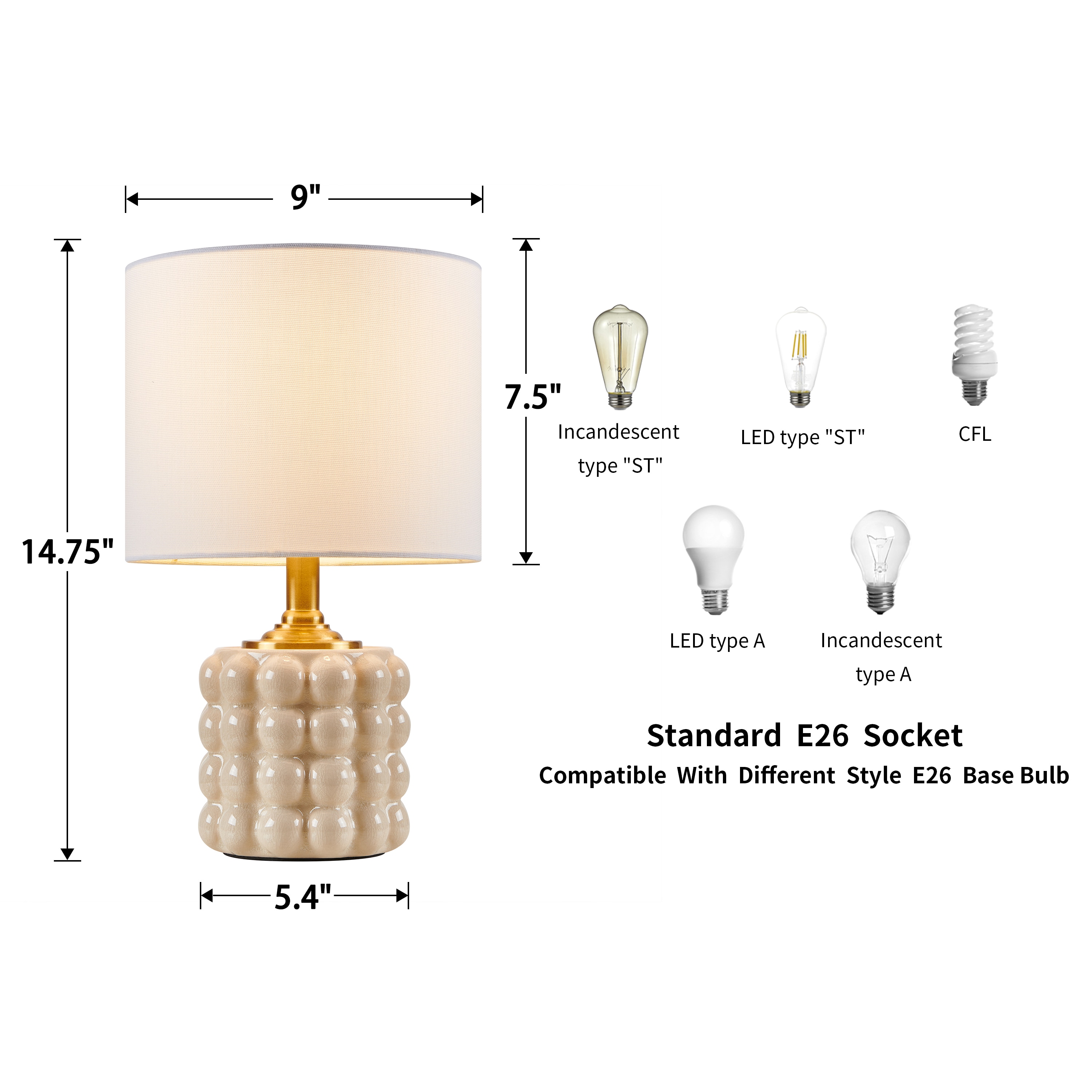 KAWOTI 21327 Table-Lamps - View #8