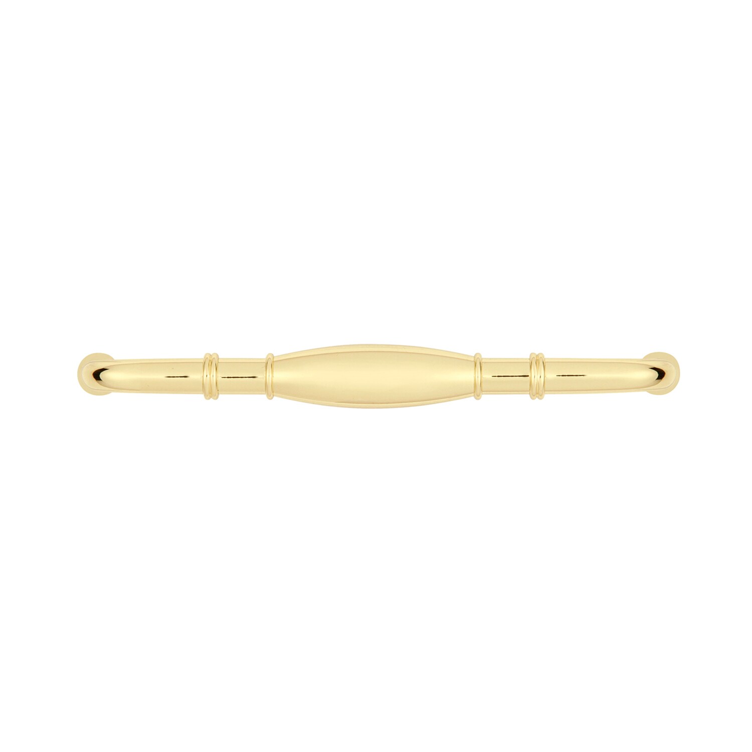 Hickory Hardware Williamsburg 1-1/4-in Polished Brass Oval