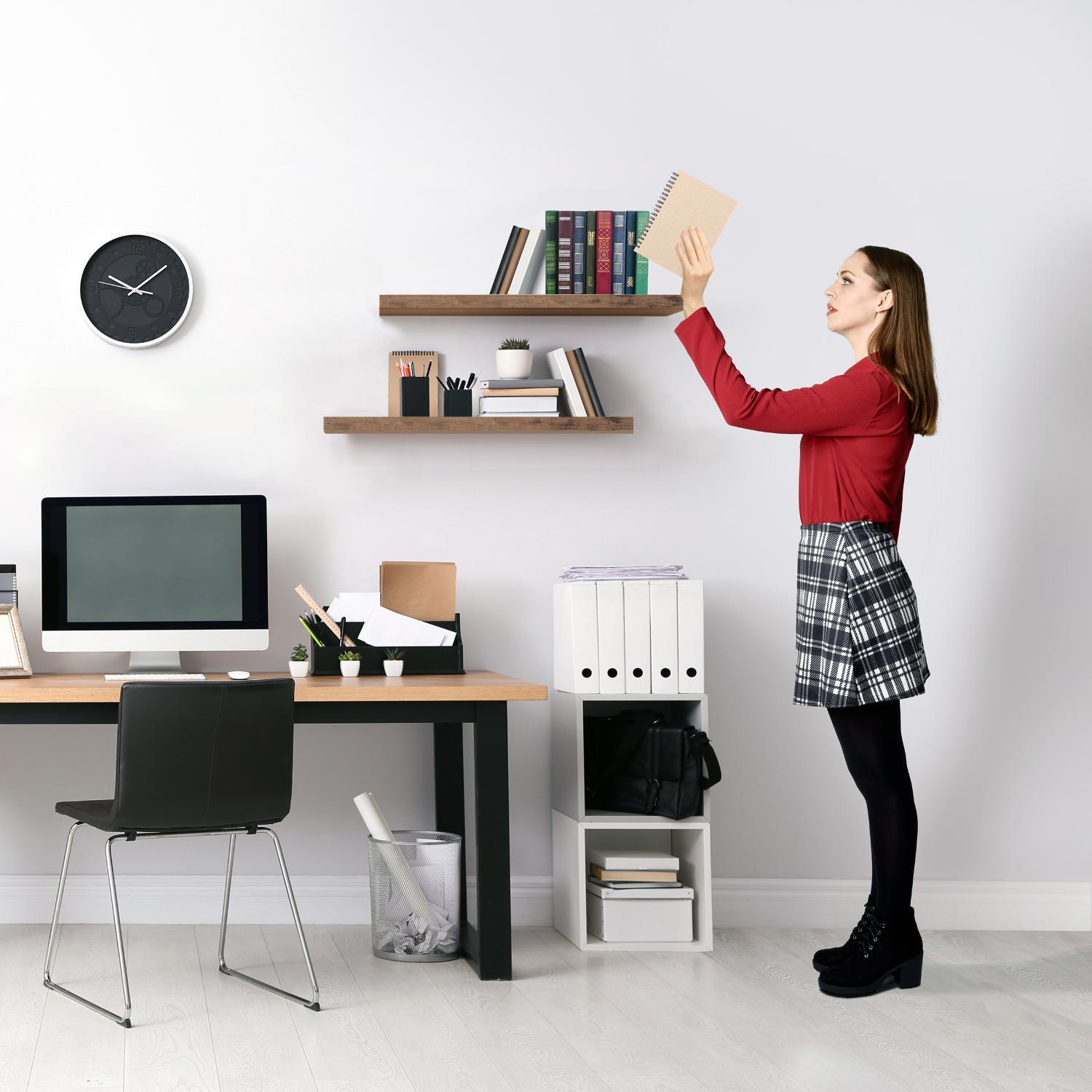 SORBUS WD-FLT3-MGW Wall-Mounted-Shelving - View #6